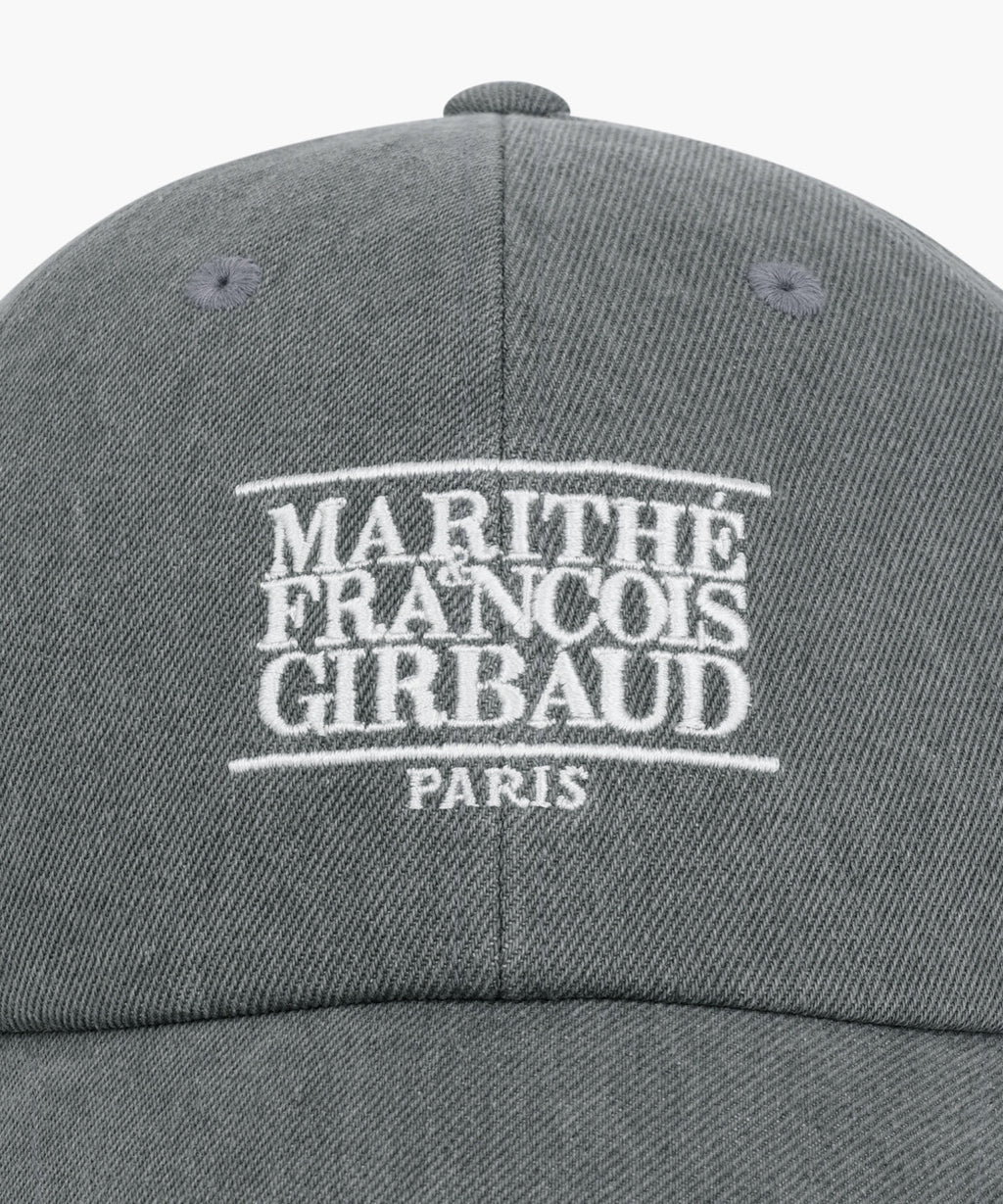 Marithe & Francois Girbaud - Denim Washing Small Classic Logo Covered Cap (Gray) product image 3 | TRAB K-Fashion Australia