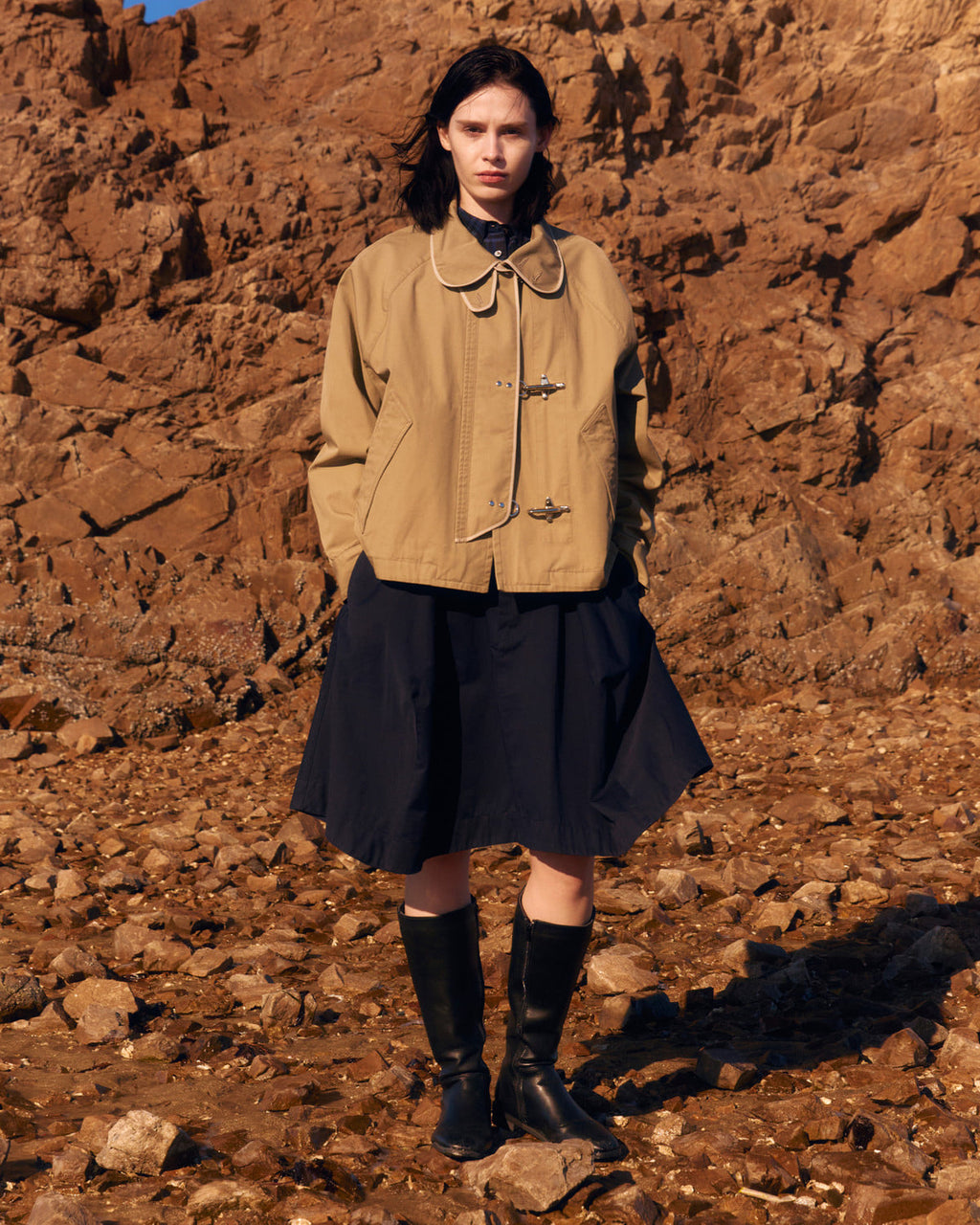 Eastlogue - Balloon Fireman Jacket (Beige) product image 1 | TRAB K-Fashion Australia