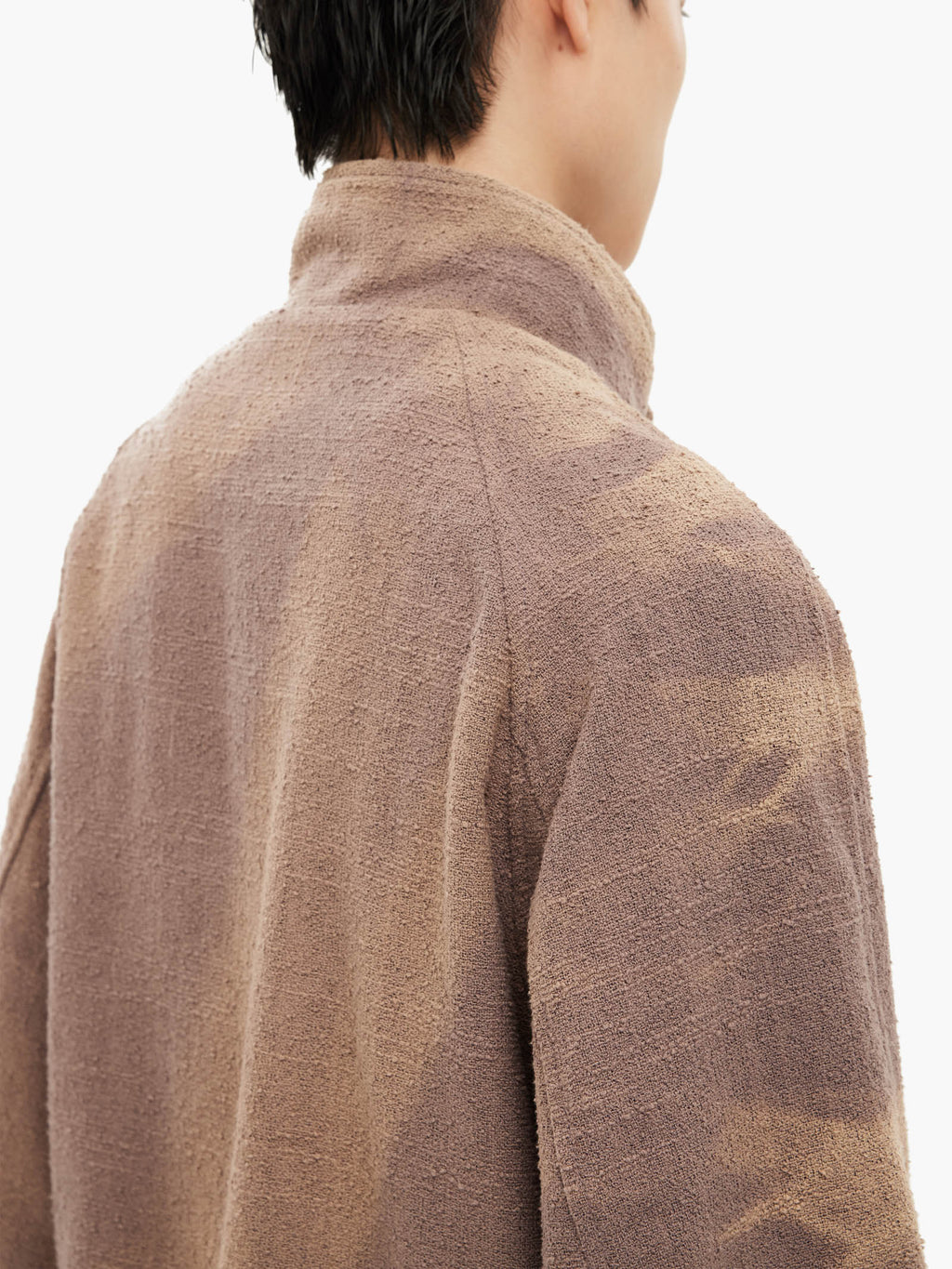 Jiyong Kim - Sun-Bleached High Neck Blouson (Brown) product image 7 | TRAB K-Fashion Australia