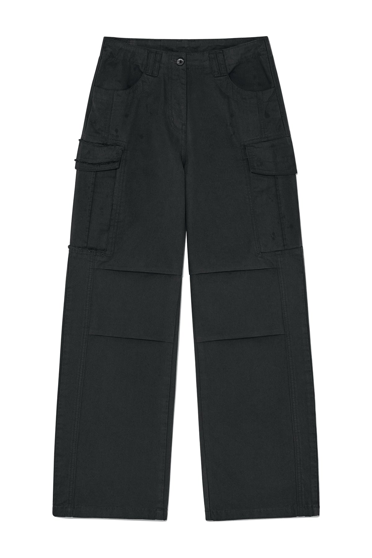 Matin Kim - Washed Cotton Cargo Pants (Beige) product image 14 | TRAB K-Fashion Australia