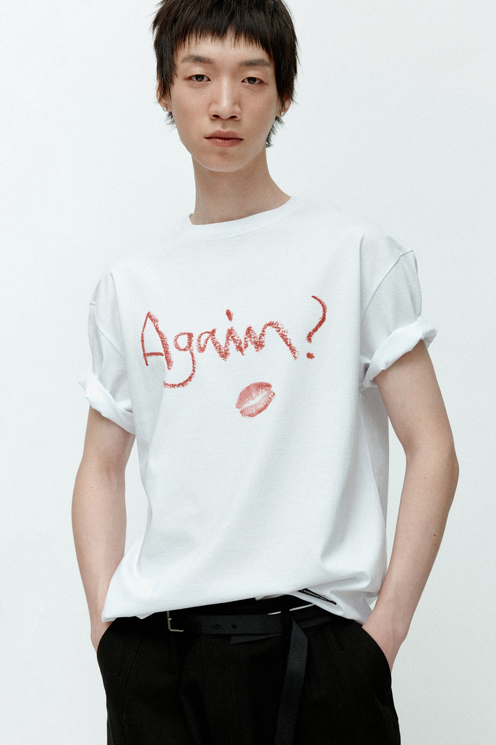 Andersson Bell - (essential) Unisex Again Lip T-Shirt (Essential) product image 1 | TRAB K-Fashion Australia