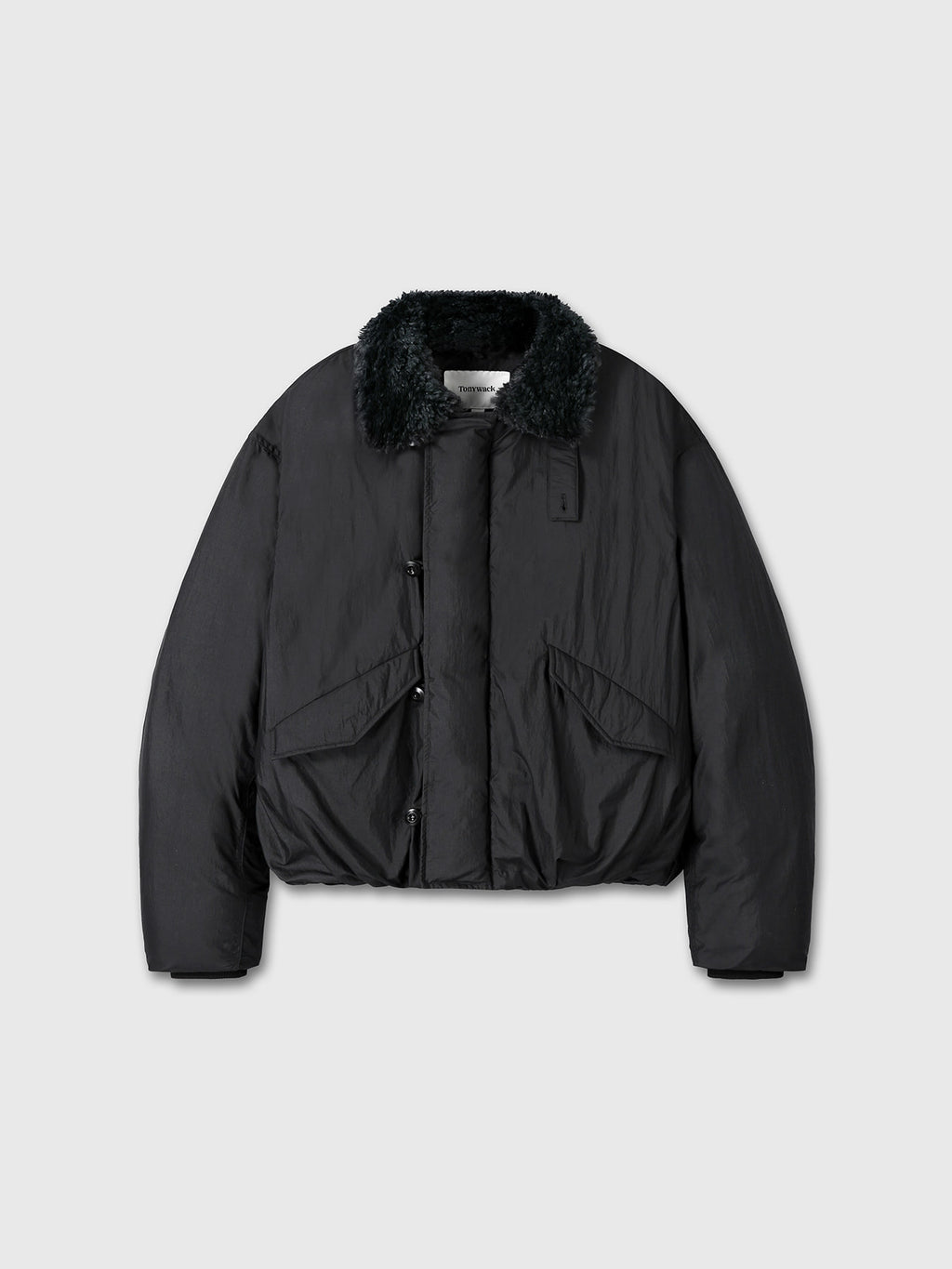 Tonywack - Shearling Collar Puffer Blouson (Black) product image 11 | TRAB K-Fashion Australia