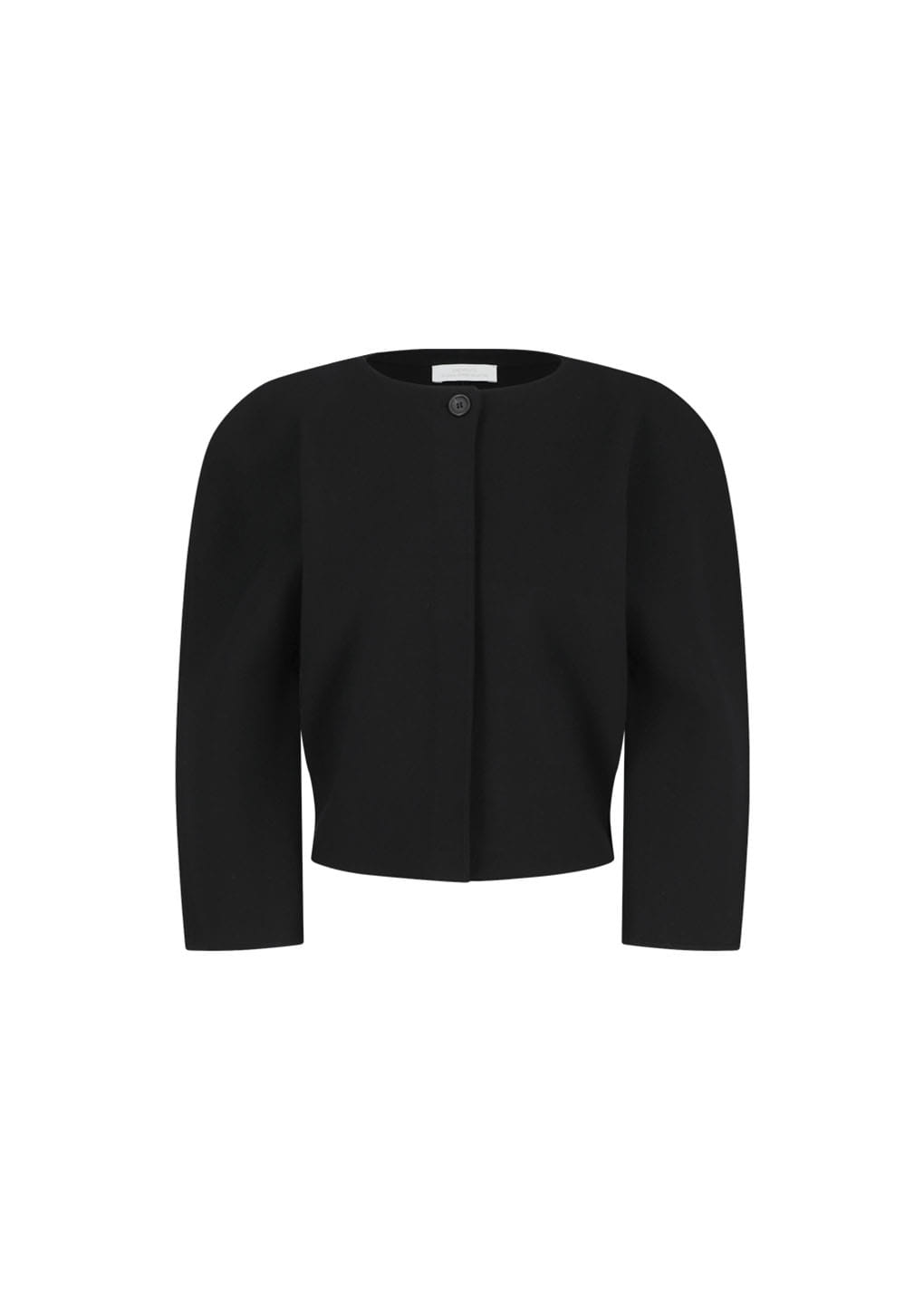 Amomento - Curved Silhouette Cardigan (Black) product image 5 | TRAB K-Fashion Australia