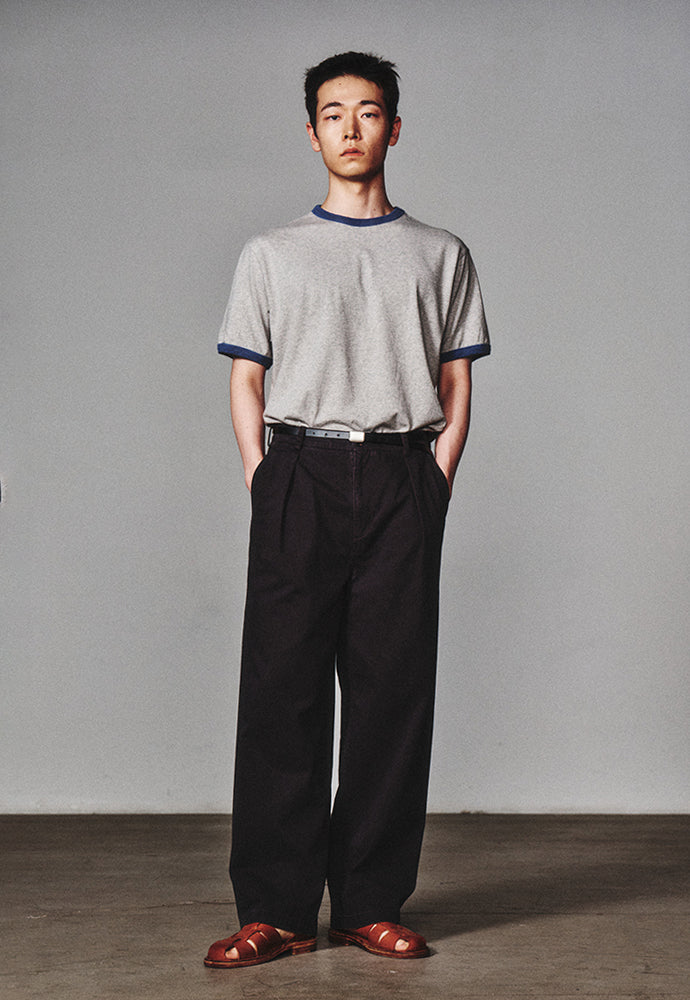 Art if acts - Ringer Tee (Grey/Blue) product image 5 | TRAB K-Fashion Australia