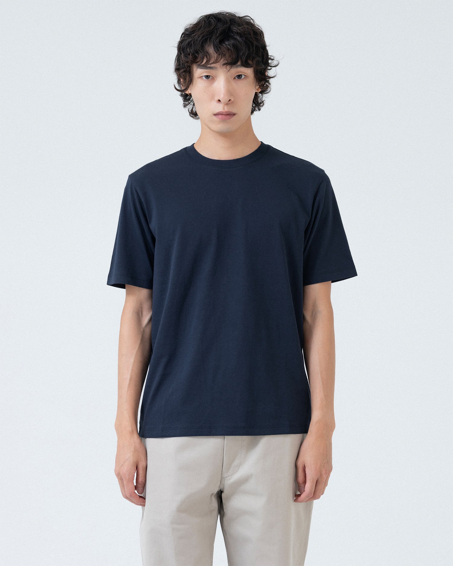 Brownyard - Essential T Shirt (Dark Navy) product image 1 | TRAB K-Fashion Australia