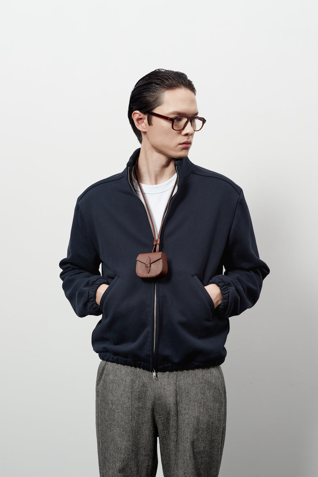 Stu - French Terry Jacket (Navy) product image 16 | TRAB K-Fashion Australia