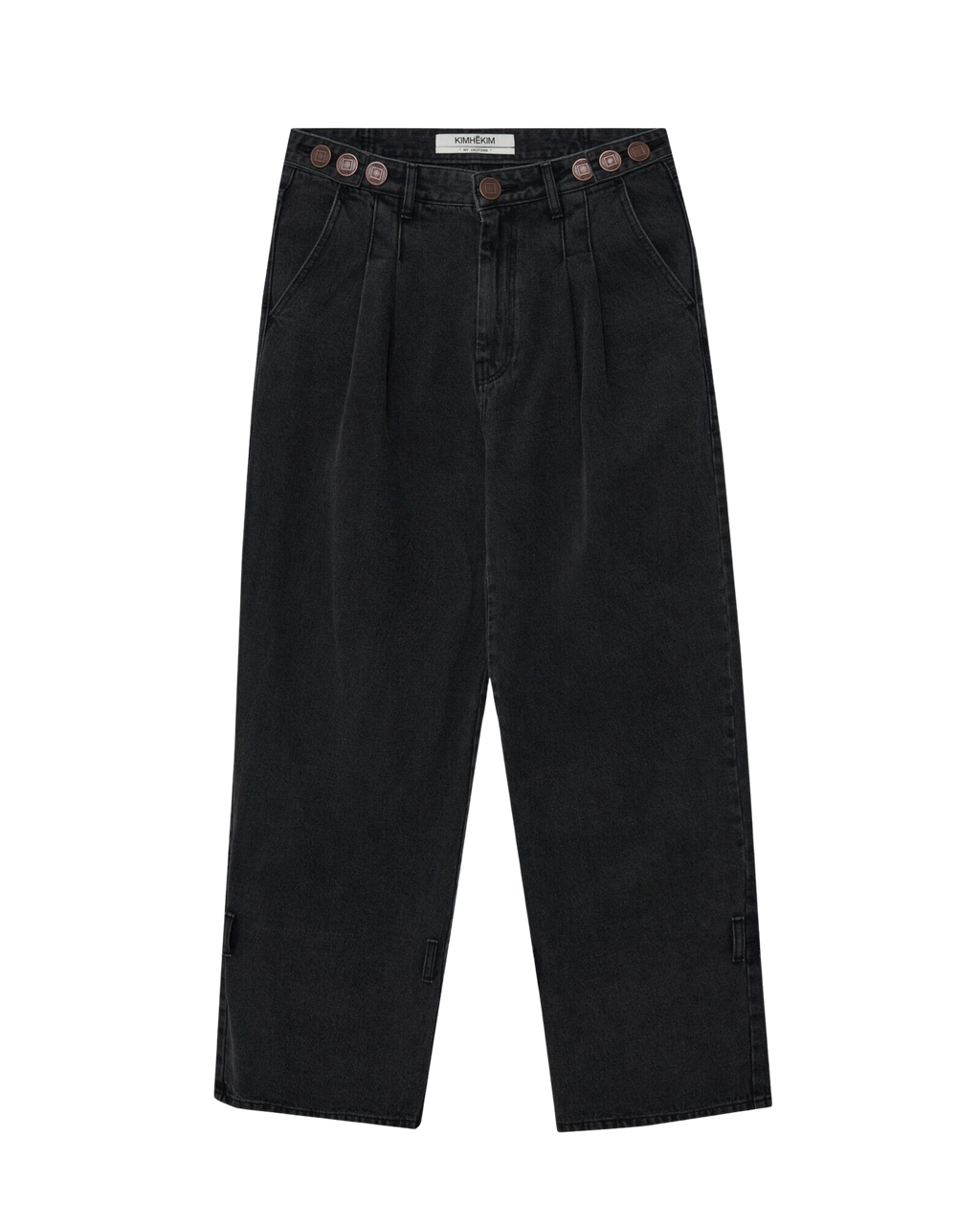 Kimhe Kim - Ng Ankle Tied Jeans (Black) product image 10 | TRAB K-Fashion Australia