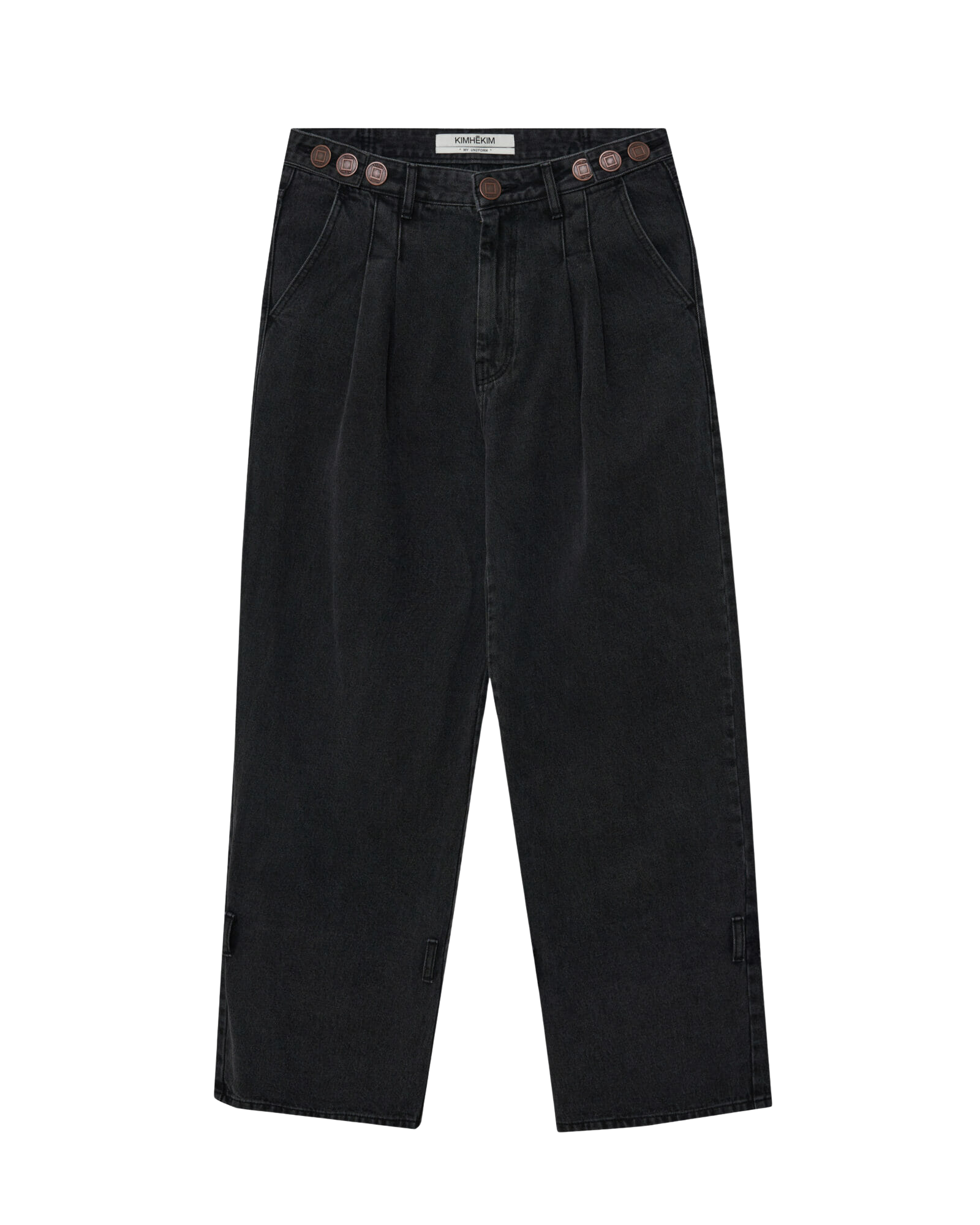 Kimhe Kim - Ng Ankle Tied Jeans (Black) product image 10 | TRAB K-Fashion Australia