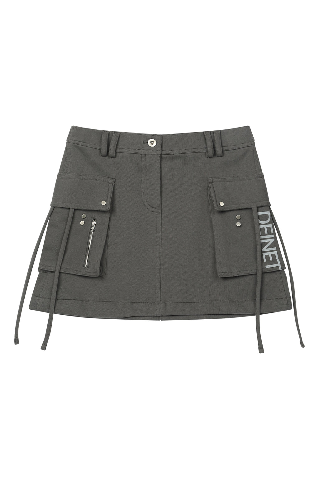 Deinet - Jersey Mini Skirt (Charcoal) product image 8 | TRAB K-Fashion Australia