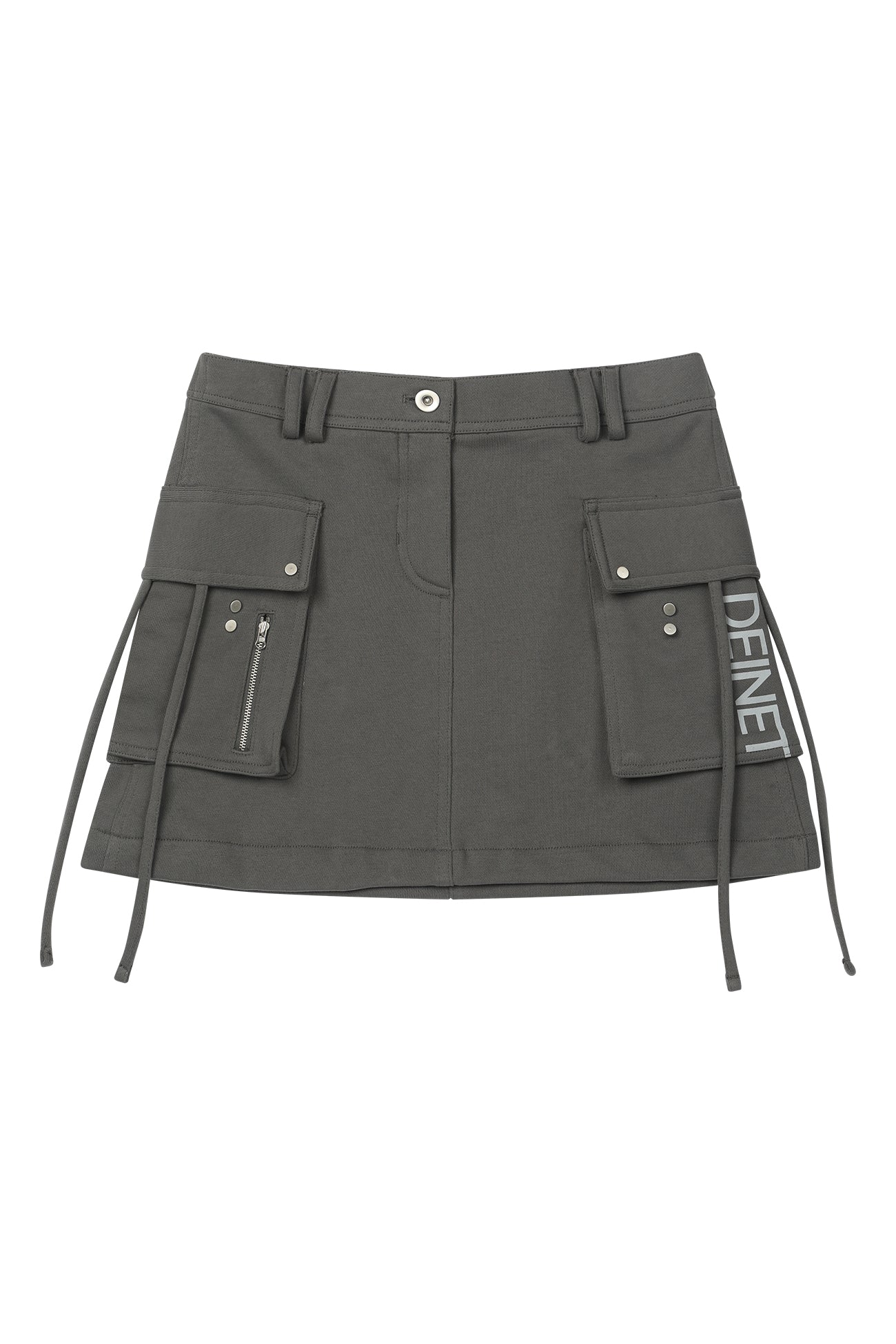 Deinet - Jersey Mini Skirt (Charcoal) product image 8 | TRAB K-Fashion Australia