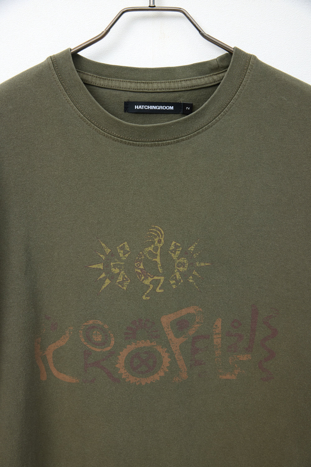 Hatchingroom - Kokopelli Tee (Dark Khaki) product image 3 | TRAB K-Fashion Australia