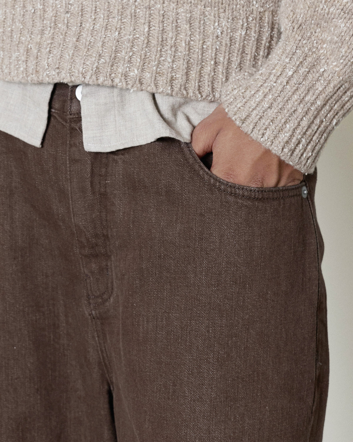Brownyard - 5p Straight Denim (Brown) product image 5 | TRAB K-Fashion Australia