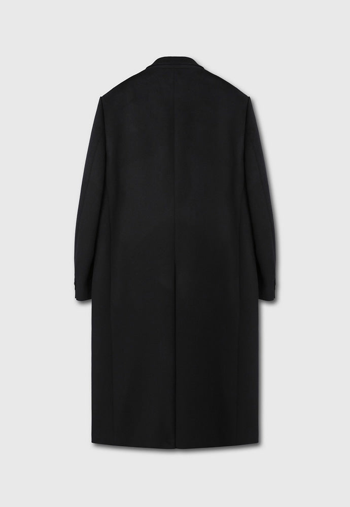 Tonywack - Wool And Cashmere Double-Breasted Coat (Black) product image 9 | TRAB K-Fashion Australia