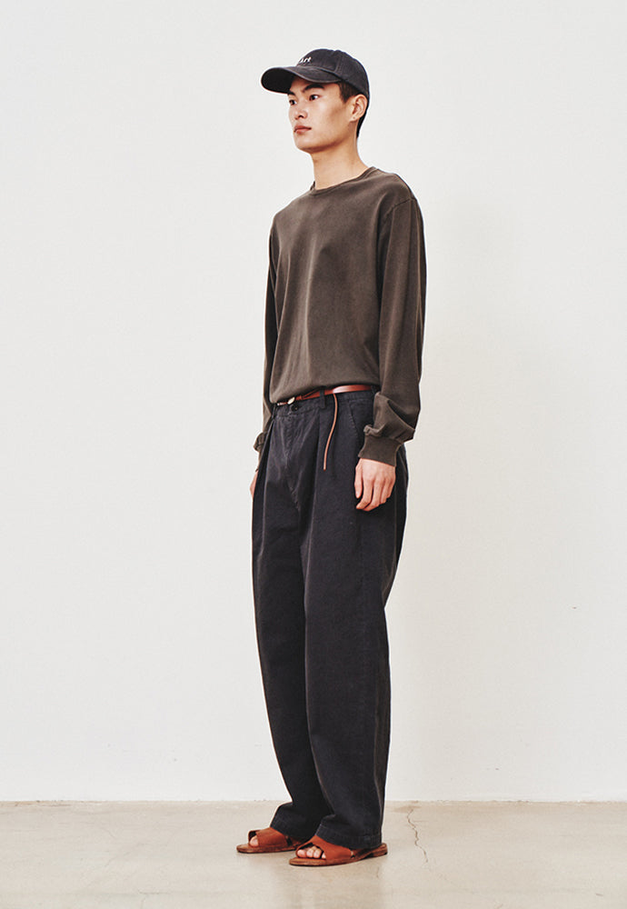 Art if acts - Garment Dyed Long Sleeve (Charcoal) product image 2 | TRAB K-Fashion Australia