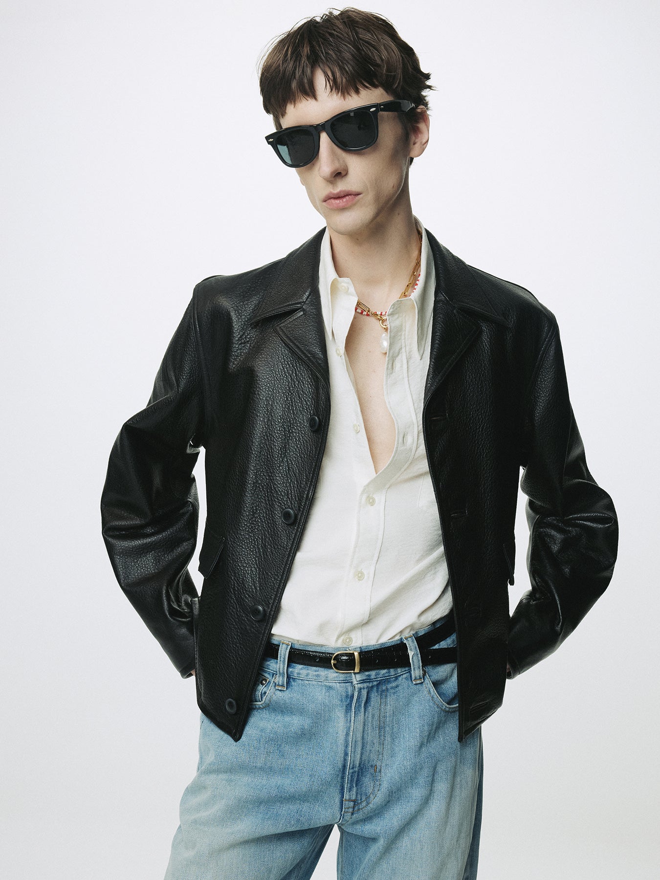 Tonywack - Vintage Lamb Leather Blouson (Black) product image 4 | TRAB K-Fashion Australia