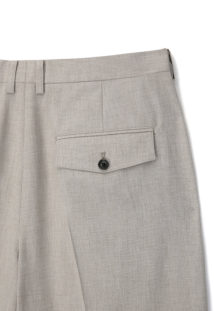 Tonywack - Technical-Stretch 2-Pleats Wide Trousers (Exclusive Fabric) (Light Sand) product image 6 | TRAB K-Fashion Australia