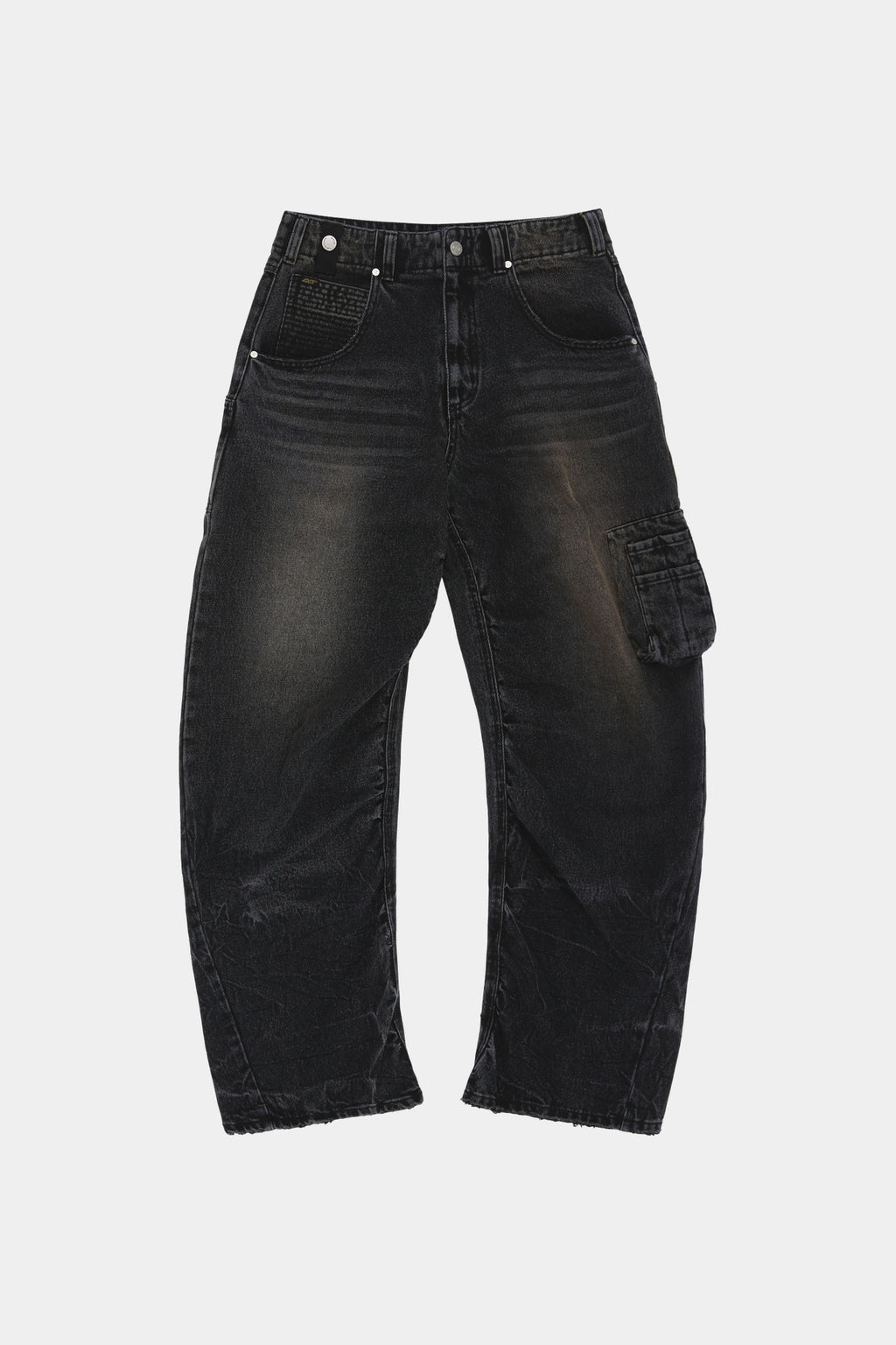 Andersson Bell - Ma-1 Curved Jeans (Black) product image 8 | TRAB K-Fashion Australia