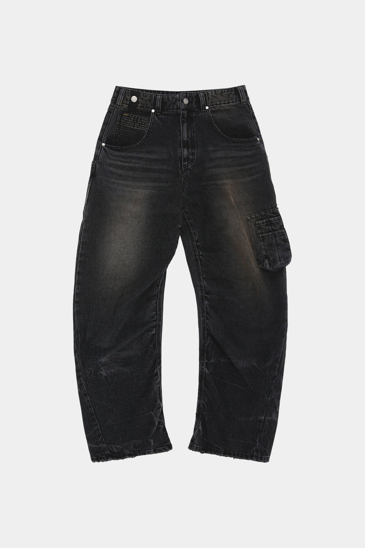 Andersson Bell - Ma-1 Curved Jeans (Black) product image 8 | TRAB K-Fashion Australia