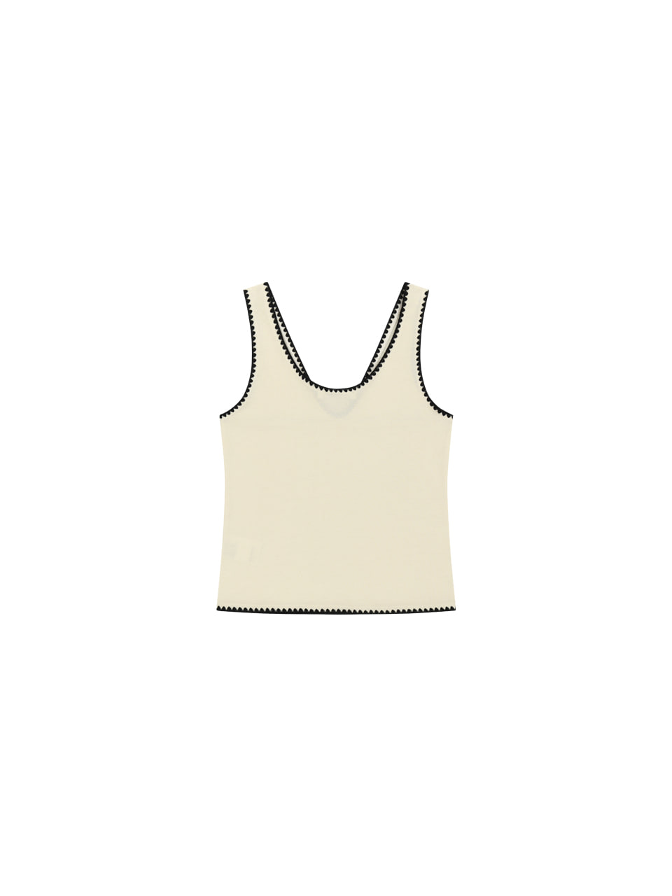 Kijun - [Ships 29 June] Scallop Stitch Sleeveless (Ivory) product image 7 | TRAB K-Fashion Australia