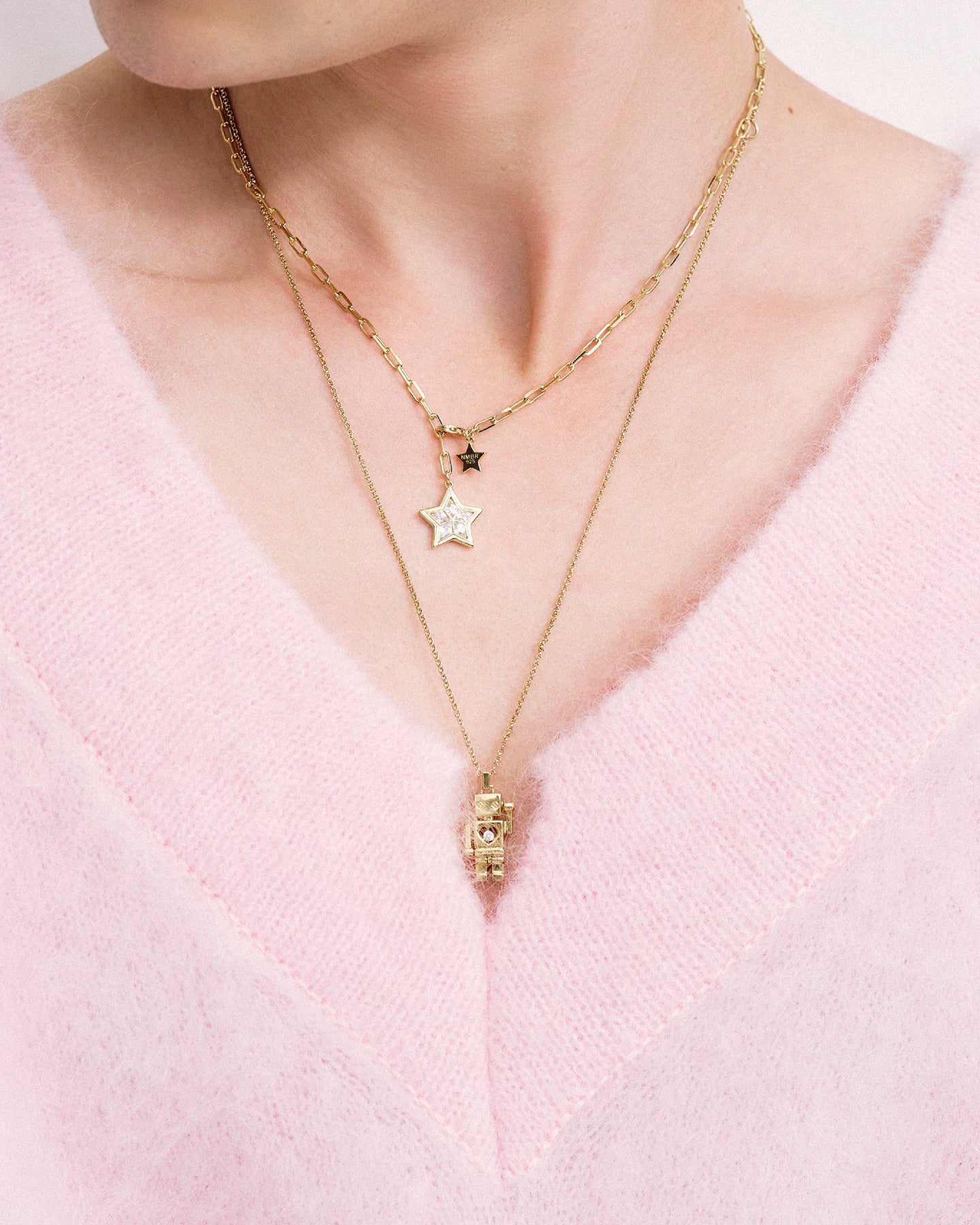 Numbering - Brilliant Star Pendant Necklace #7740 product image 5 | TRAB K-Fashion Australia