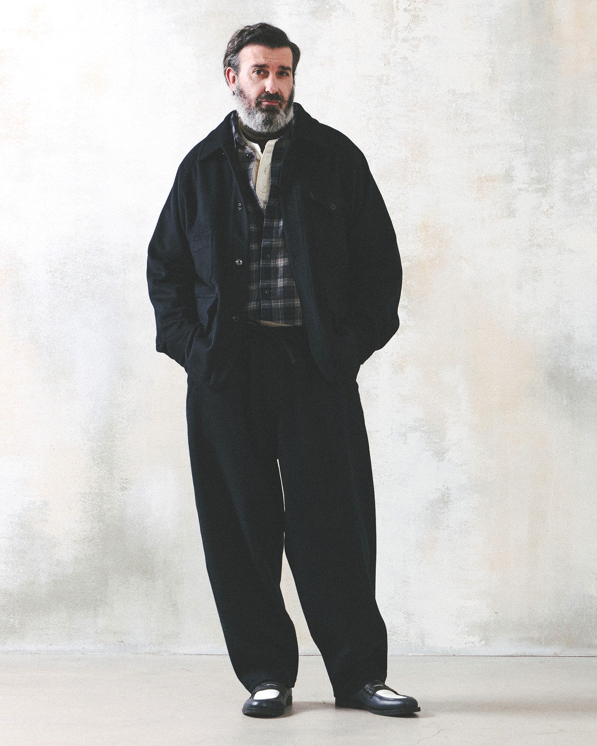 Eastlogue - Treasure Jacket (D.navy Wool) product image 1 | TRAB K-Fashion Australia