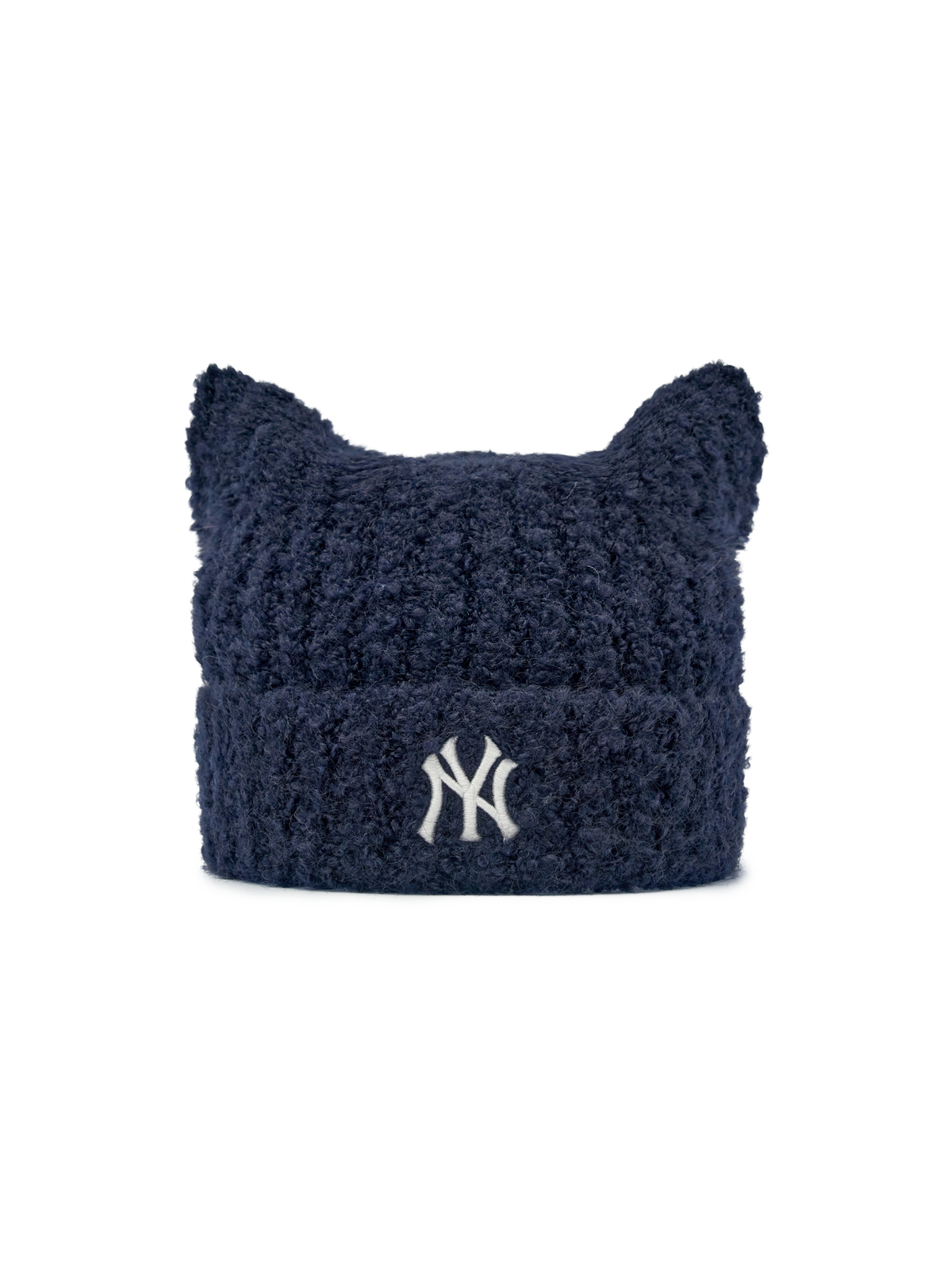 MLB Korea - MLB Plush Meow Beanie New York Yankees (Navy) product image 1 | TRAB K-Fashion Australia