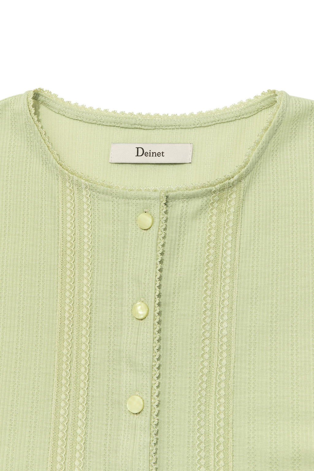 Deinet - [yoon Soap X Deinet] Lace Cardigan (Light Green) product image 3 | TRAB K-Fashion Australia