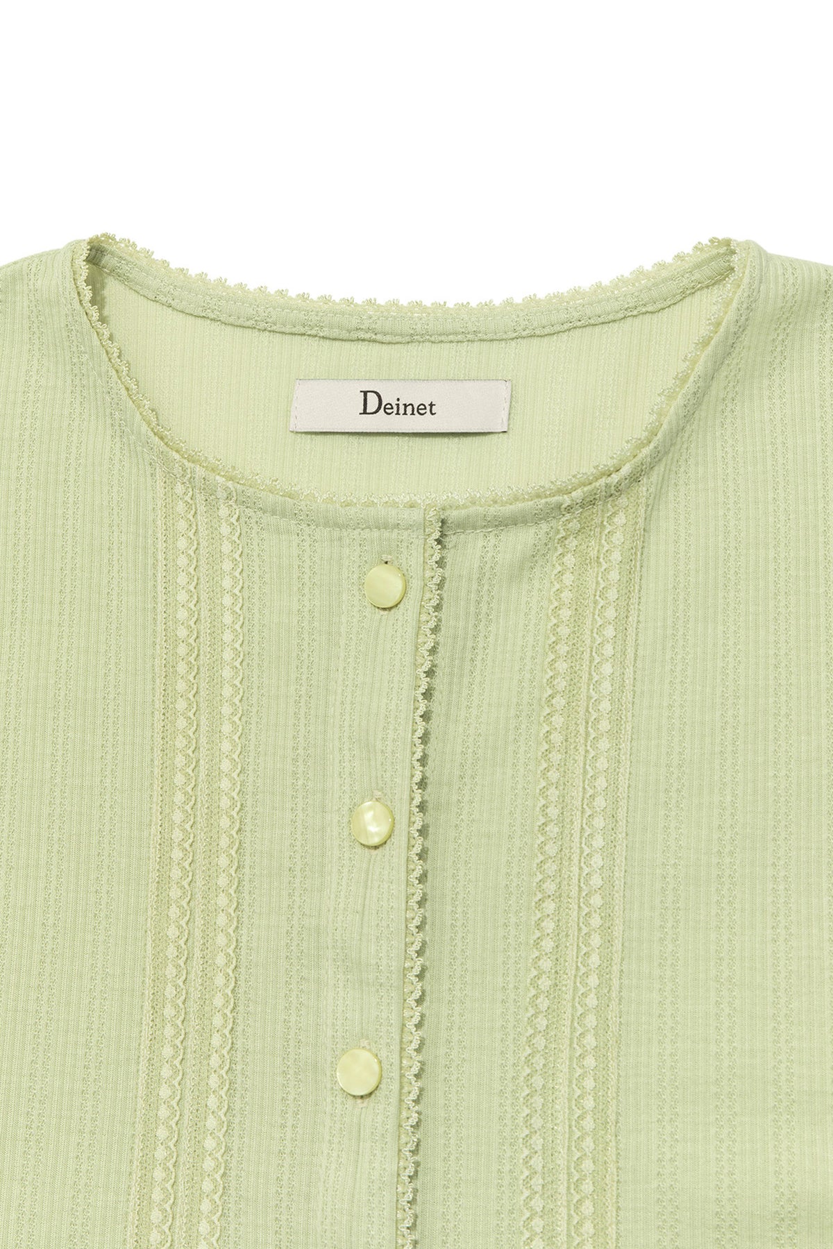 Deinet - [yoon Soap X Deinet] Lace Cardigan (Light Green) product image 3 | TRAB K-Fashion Australia