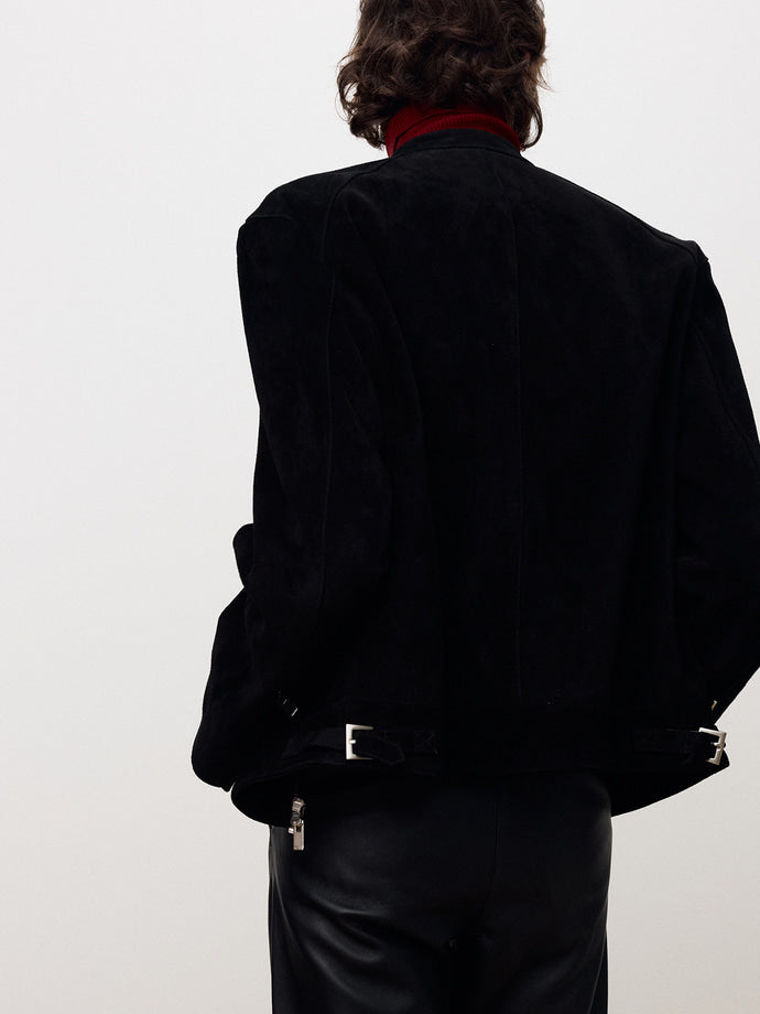 Tonywack - Suede Racer Jacket (Black) product image 6 | TRAB K-Fashion Australia