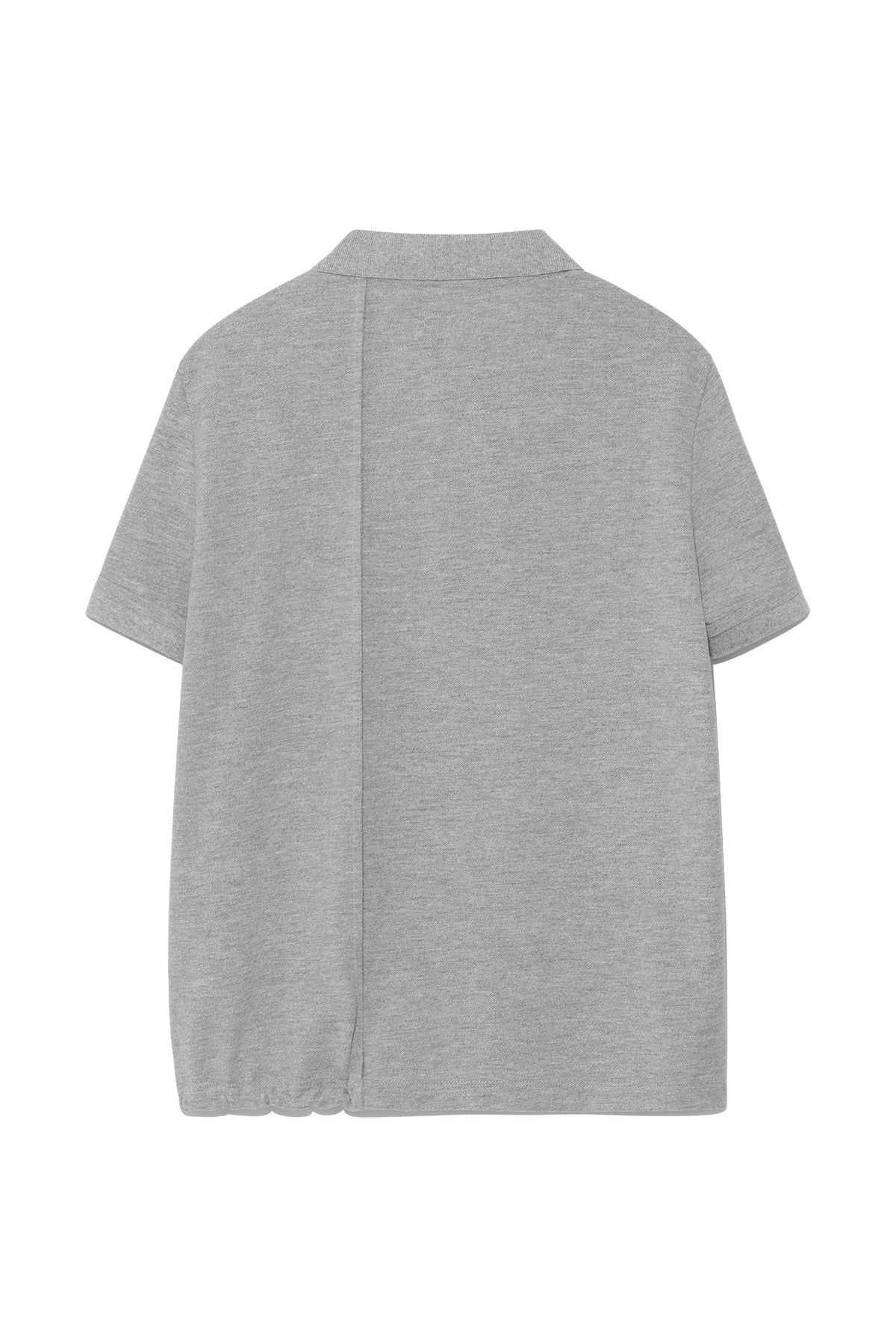 Matin Kim - Two Way String Point Pique Top (Grey) product image 2 | TRAB K-Fashion Australia