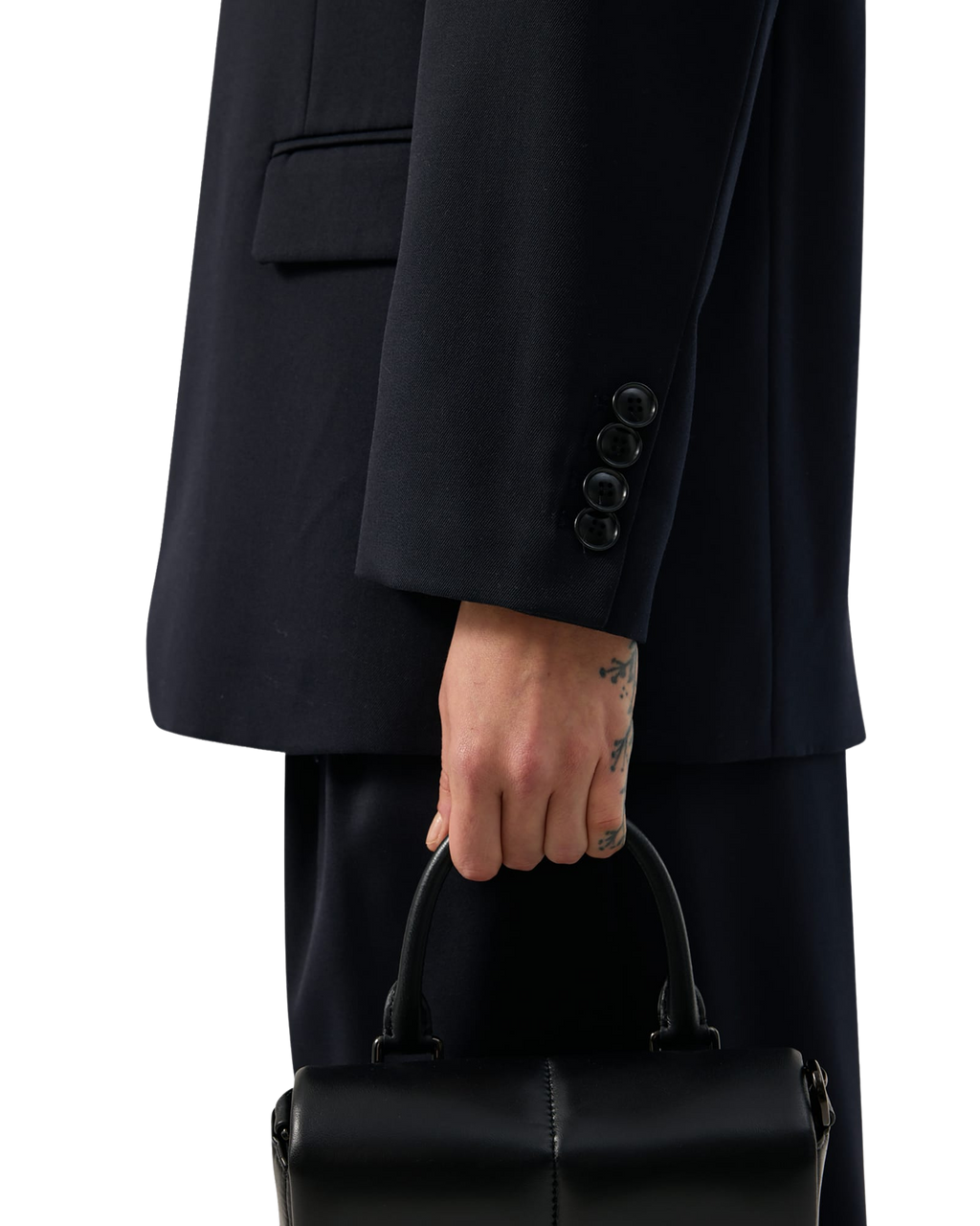 Kimhe Kim - Wool Blend Suit Jacket (Dark Navy) product image 9 | TRAB K-Fashion Australia