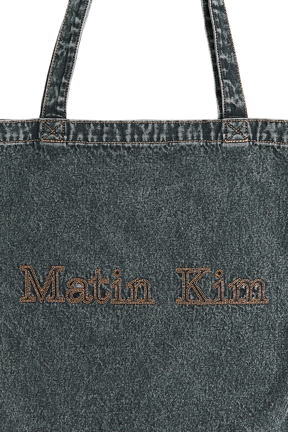 Matin Kim - Matin Stitch Denim Ecobag (Black) | TRAB K-Fashion Aust
