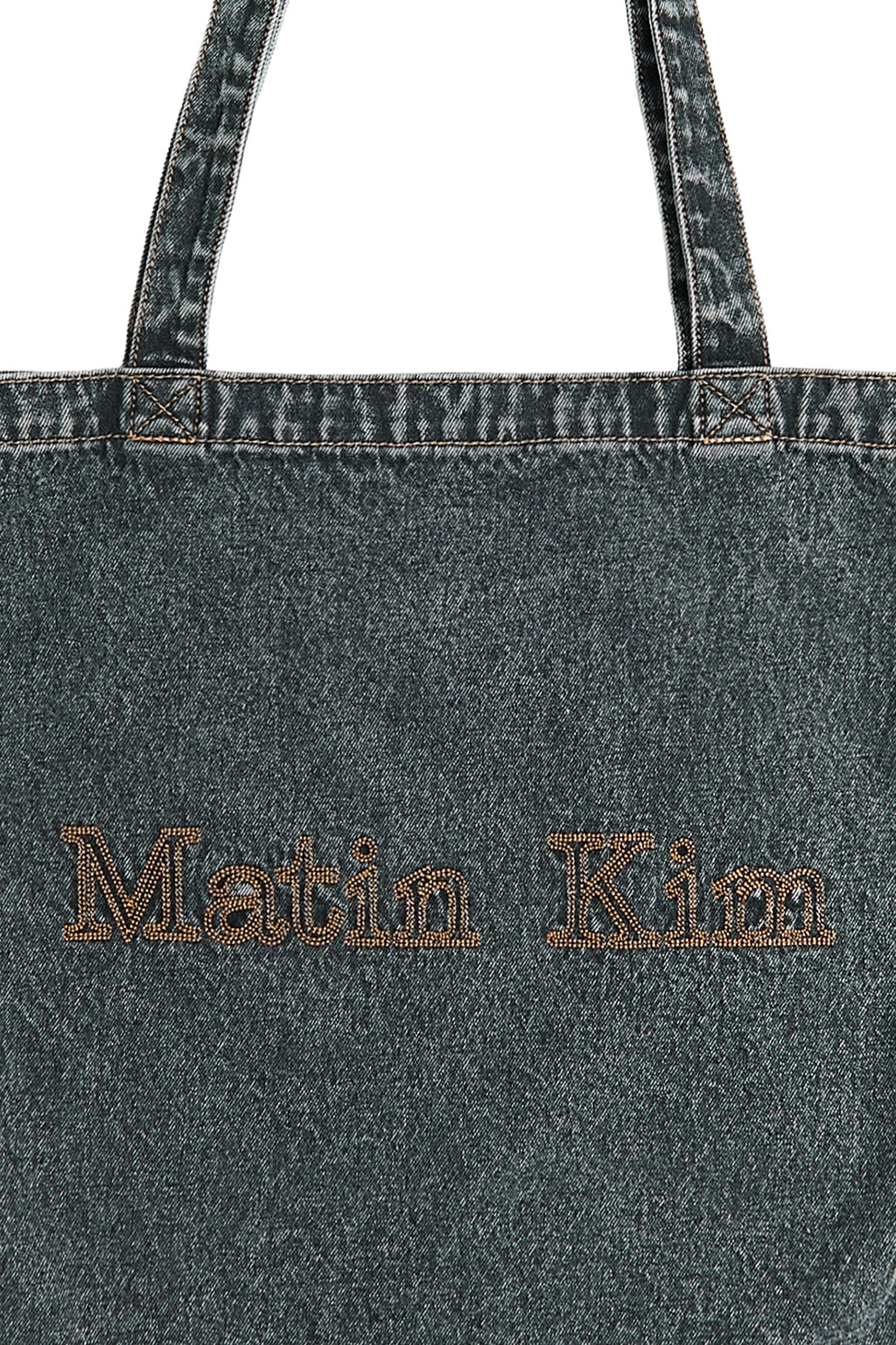 Matin Kim - Matin Stitch Denim Ecobag (Black) product image 3 | TRAB K-Fashion Australia