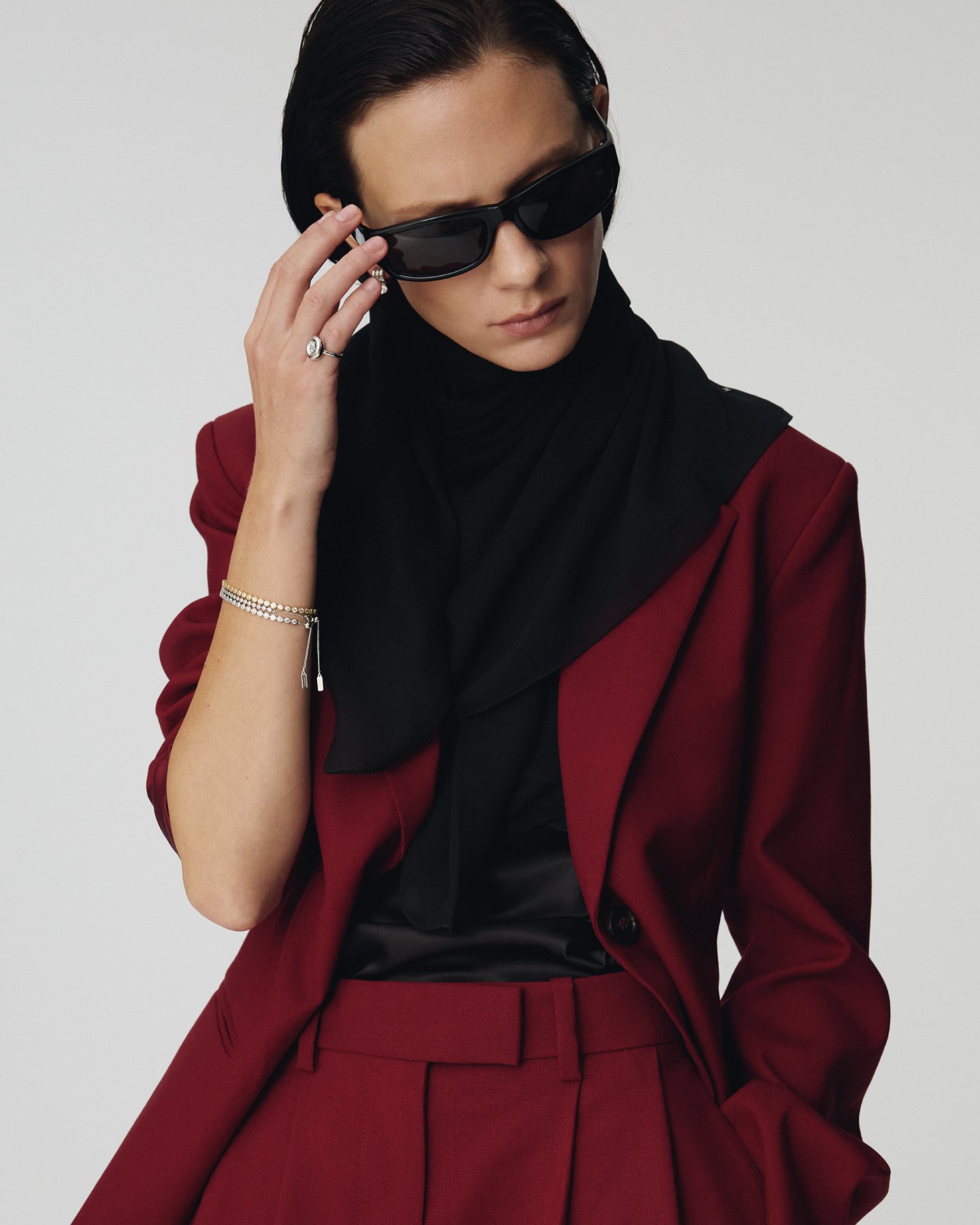 Numbering - Bezel Set Tennis Bracelet #3902 product image 3 | TRAB K-Fashion Australia