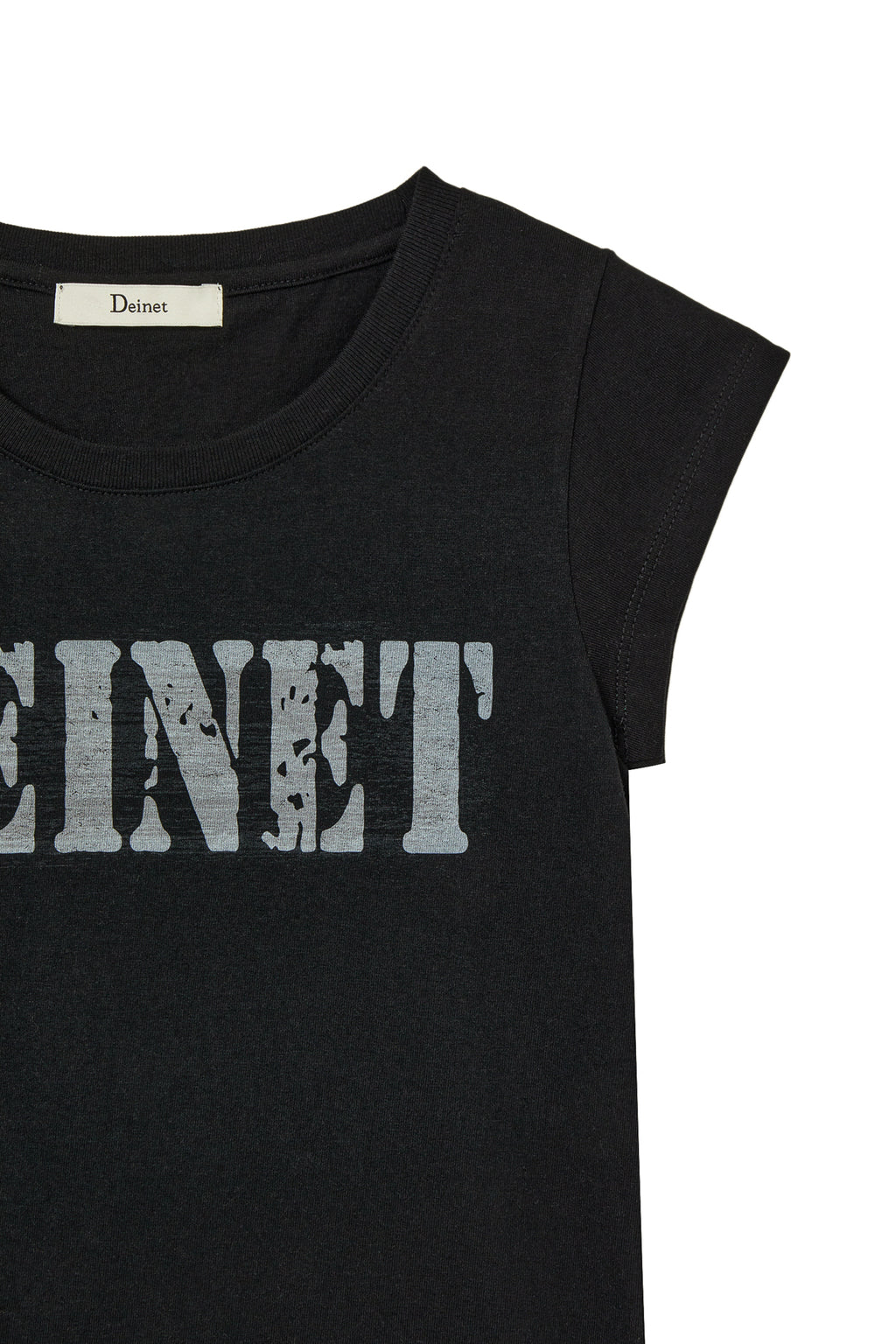 Deinet - Typo Graphic2 T-Shirt (Black) product image 4 | TRAB K-Fashion Australia