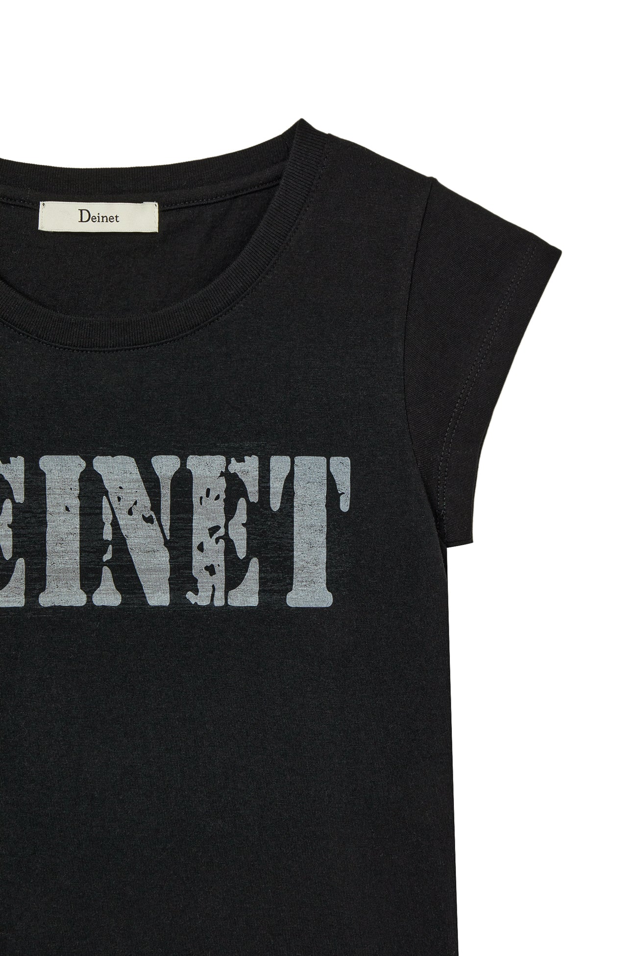 Deinet - Typo Graphic2 T-Shirt (Black) product image 4 | TRAB K-Fashion Australia