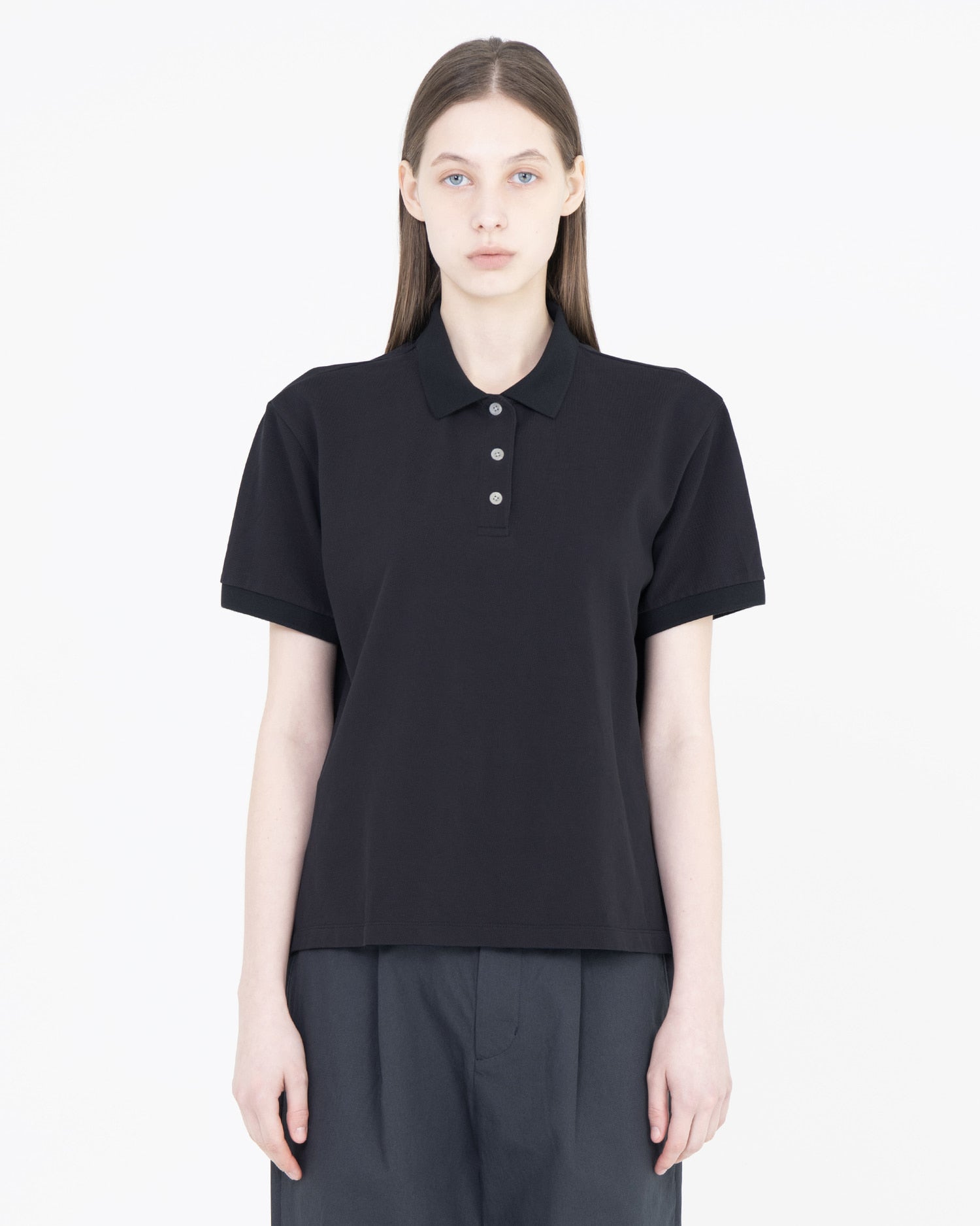 Brownyard - Vintage Cotton Pique Shirt (Dark Navy) product image 1 | TRAB K-Fashion Australia