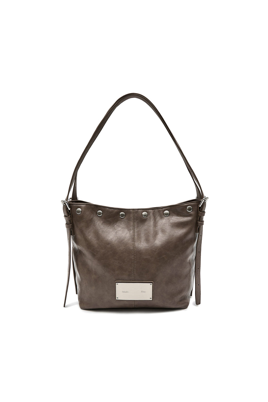 Matin Kim - Matin Stud Point Small Shoulder Bag (Cocoa) product image 1 | TRAB K-Fashion Australia