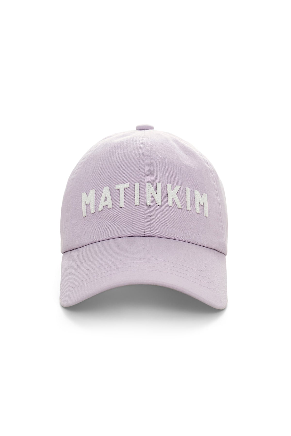 Matin Kim - Applique Felt Logo Ball Cap (Lilac) product image 1 | TRAB K-Fashion Australia