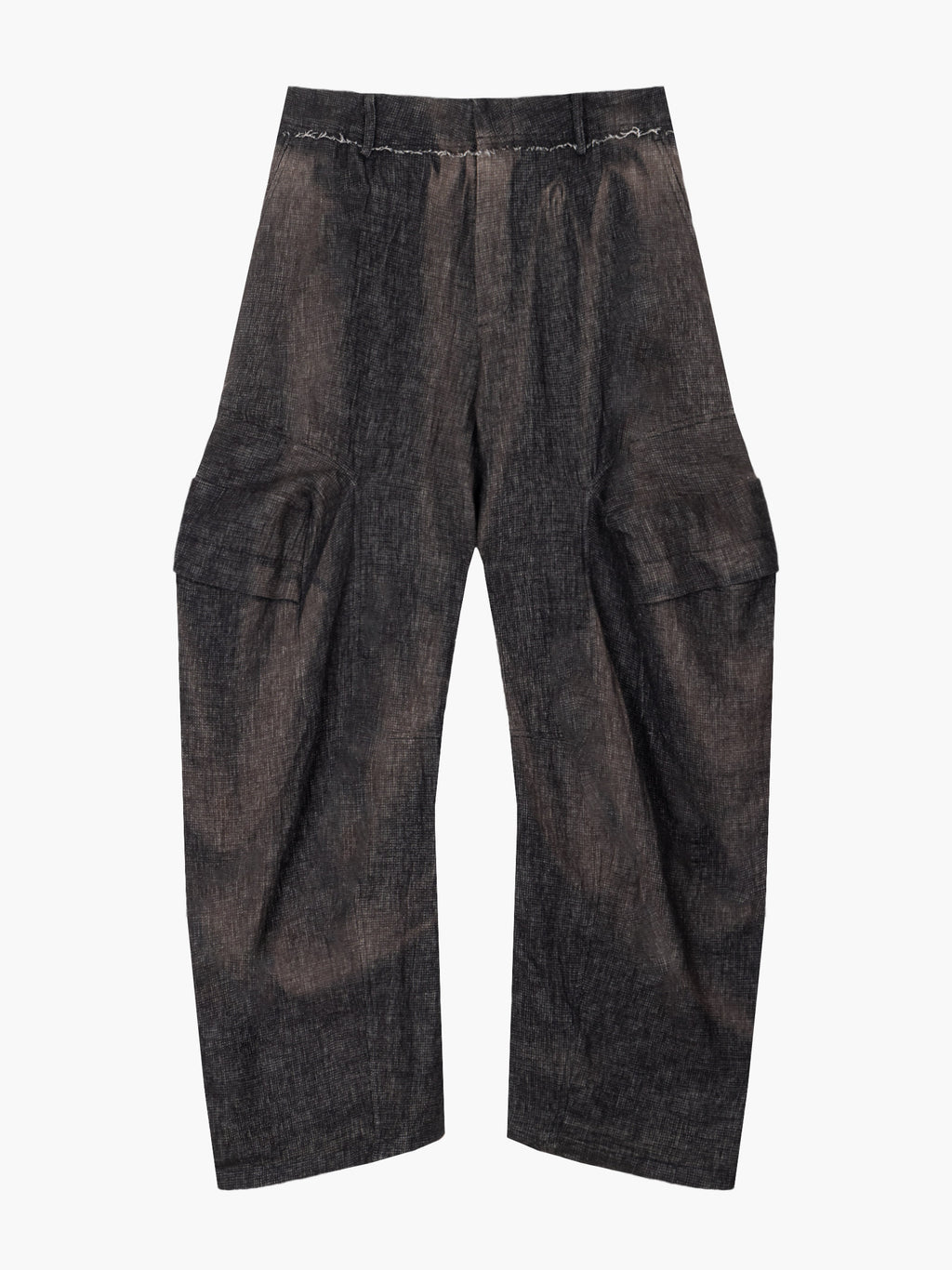 Jiyong Kim - Sun-Bleached 3D-Pocket Trousers (Black) product image 7 | TRAB K-Fashion Australia