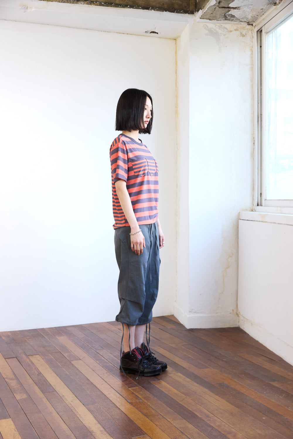 Hatchingroom - Triple Pocket Tee Stripe (Orange) product image 10 | TRAB K-Fashion Australia