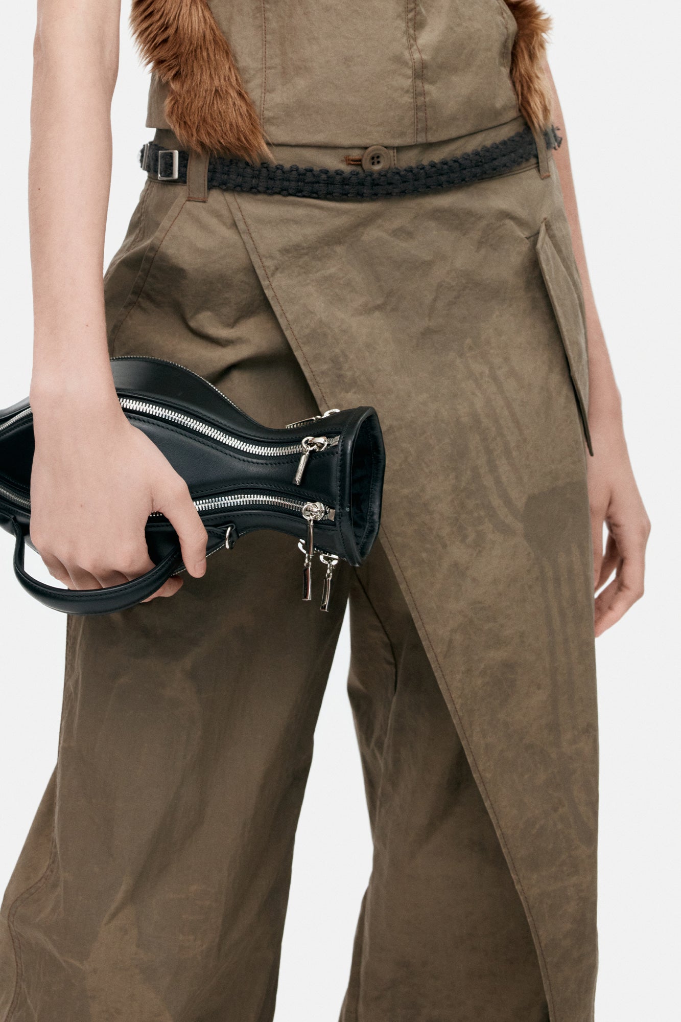 Andersson Bell - Cargo Wrap Pants (Taupe) product image 5 | TRAB K-Fashion Australia