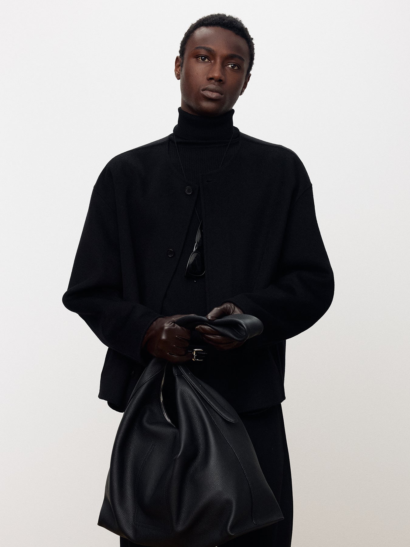 Tonywack - Hand-Made Cashmere Collarless Jacket (Black) product image 10 | TRAB K-Fashion Australia