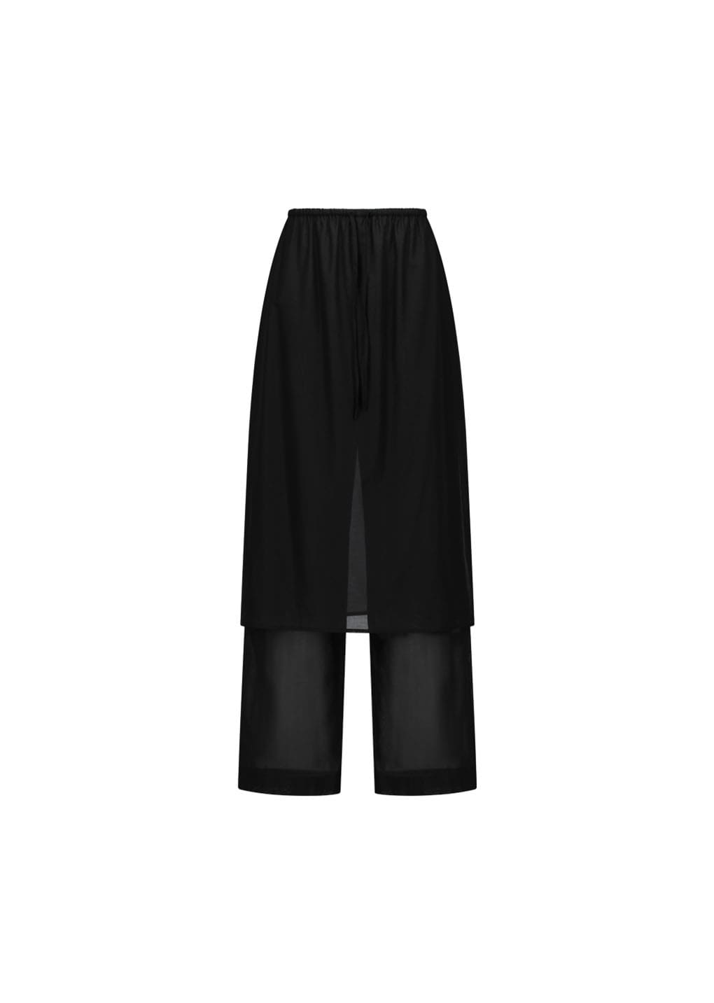 Amomento - Sheer Layered Pants (Black) product image 6 | TRAB K-Fashion Australia