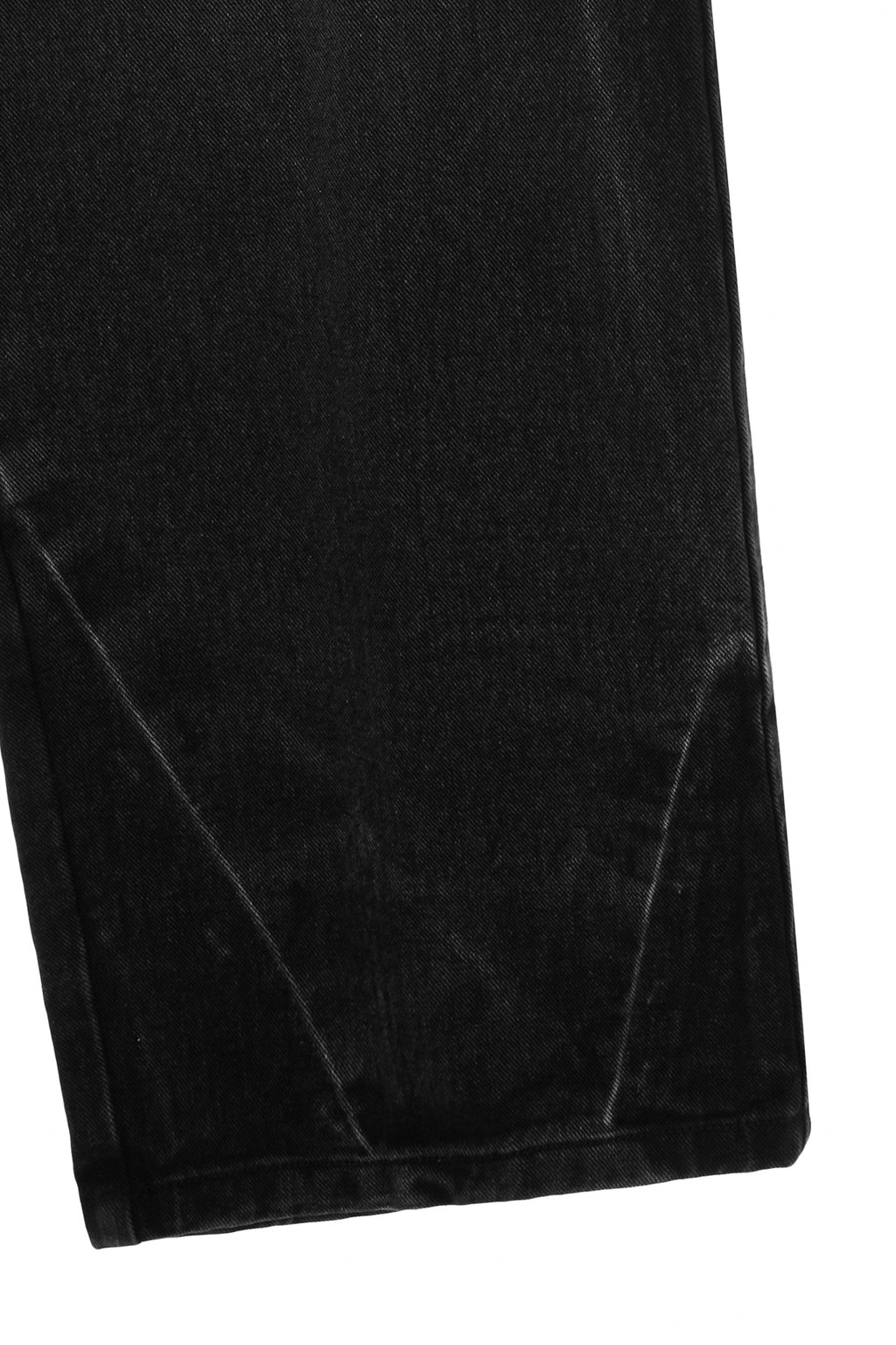 Matin Kim - Hem Washed Point Denim Pants (Black) product image 4 | TRAB K-Fashion Australia