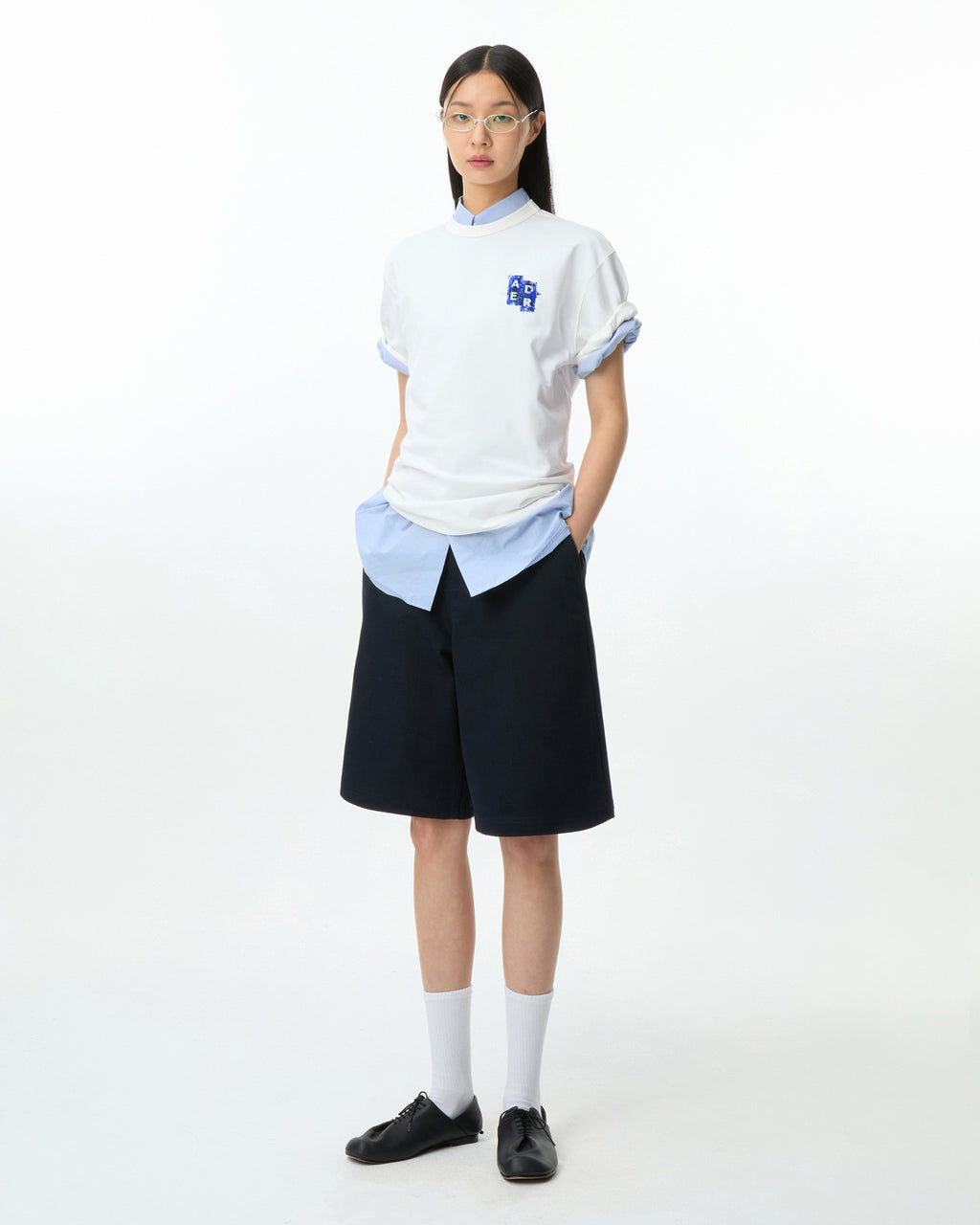 Ader Error - Sig; BL Tag t-shirt 06 (Off white) product image 1 | TRAB K-Fashion Australia