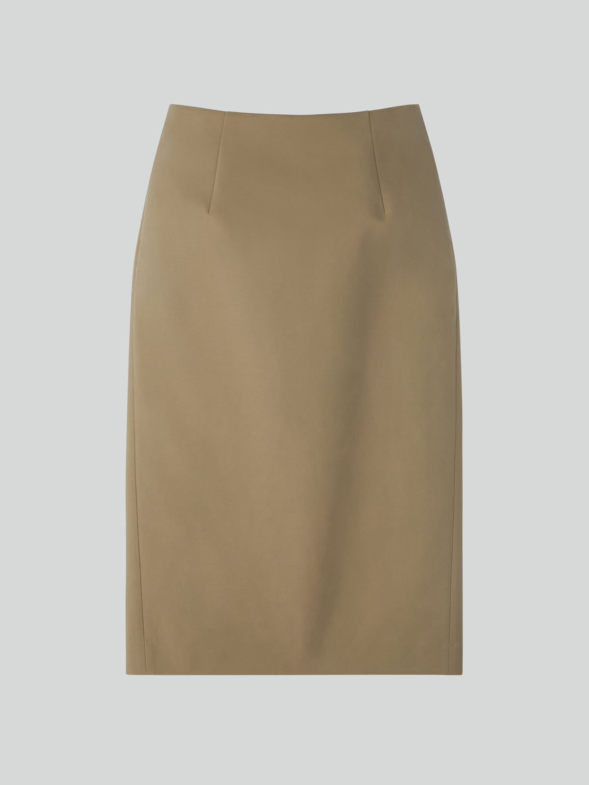 Recto - Heavy Cotton Pencil Skirt (Khaki Beige) product image 4 | TRAB K-Fashion Australia