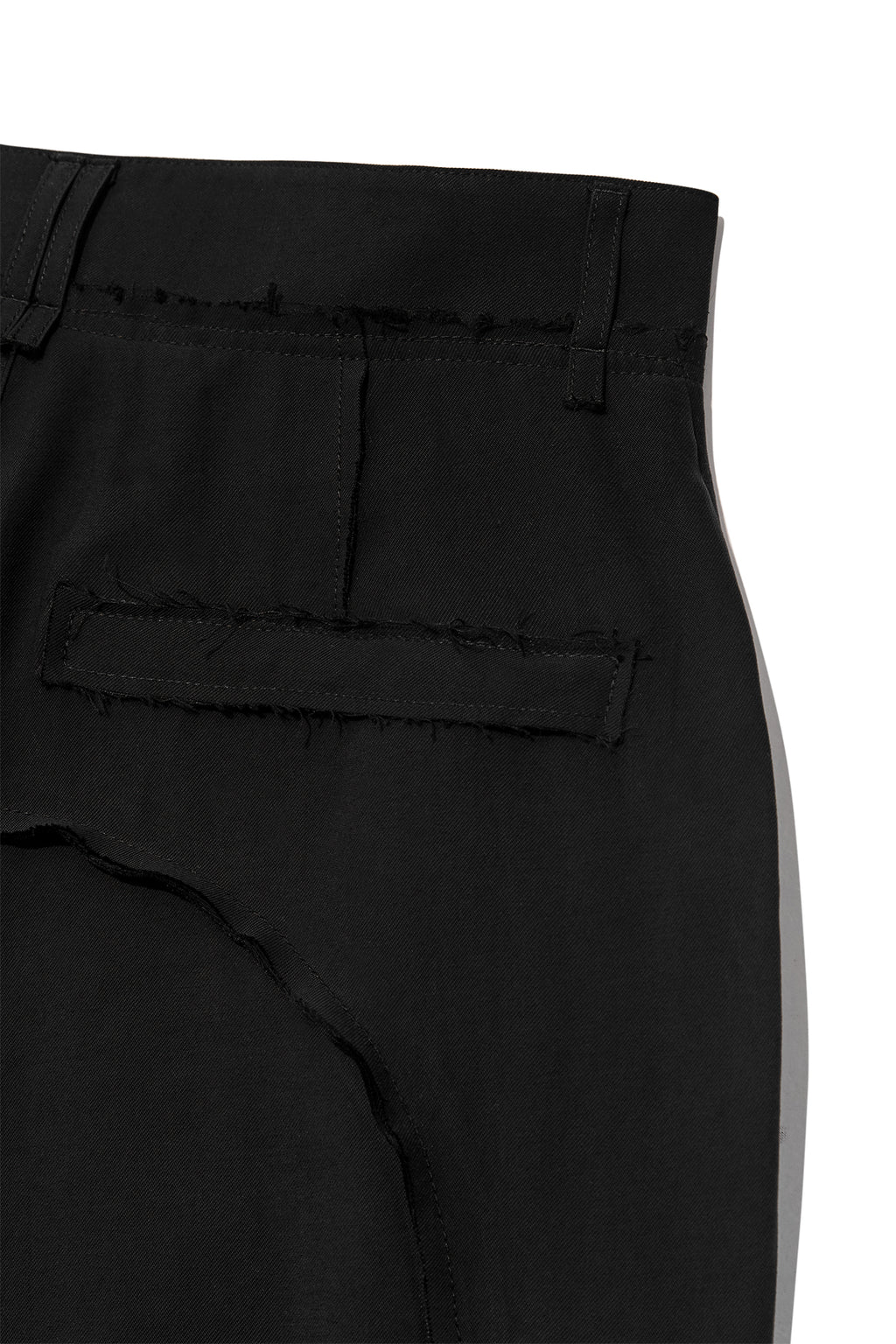 Matin Kim - String Pocket Wide Cargo Pants (Black) product image 6 | TRAB K-Fashion Australia