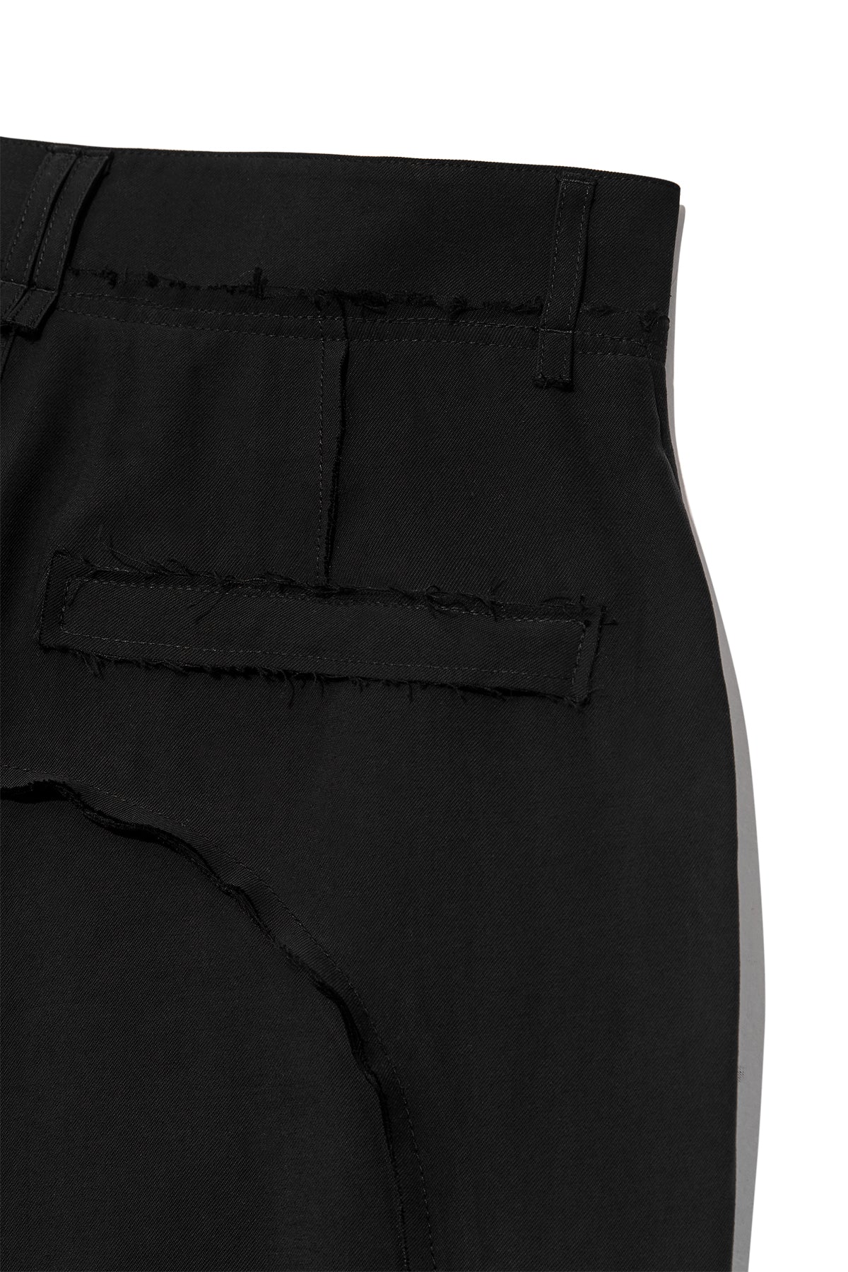 Matin Kim - String Pocket Wide Cargo Pants (Black) product image 6 | TRAB K-Fashion Australia
