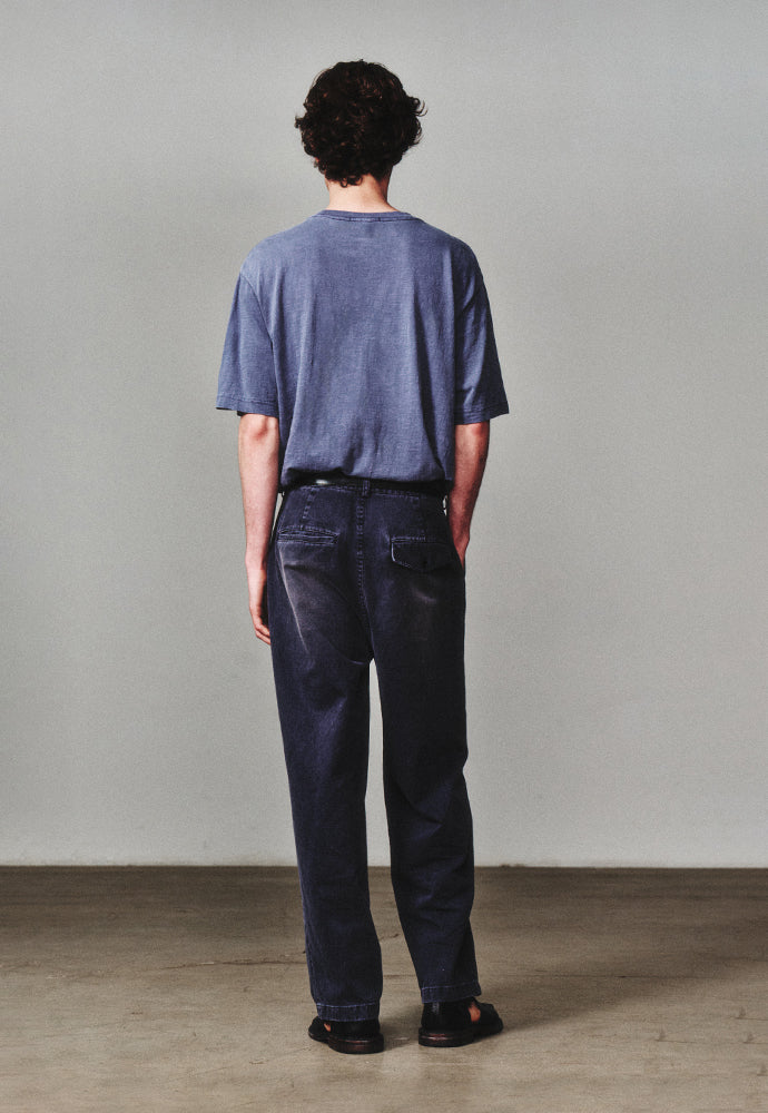 Art if acts - Garment Dyed Slub Pocket T-Shirt (Navy) product image 3 | TRAB K-Fashion Australia